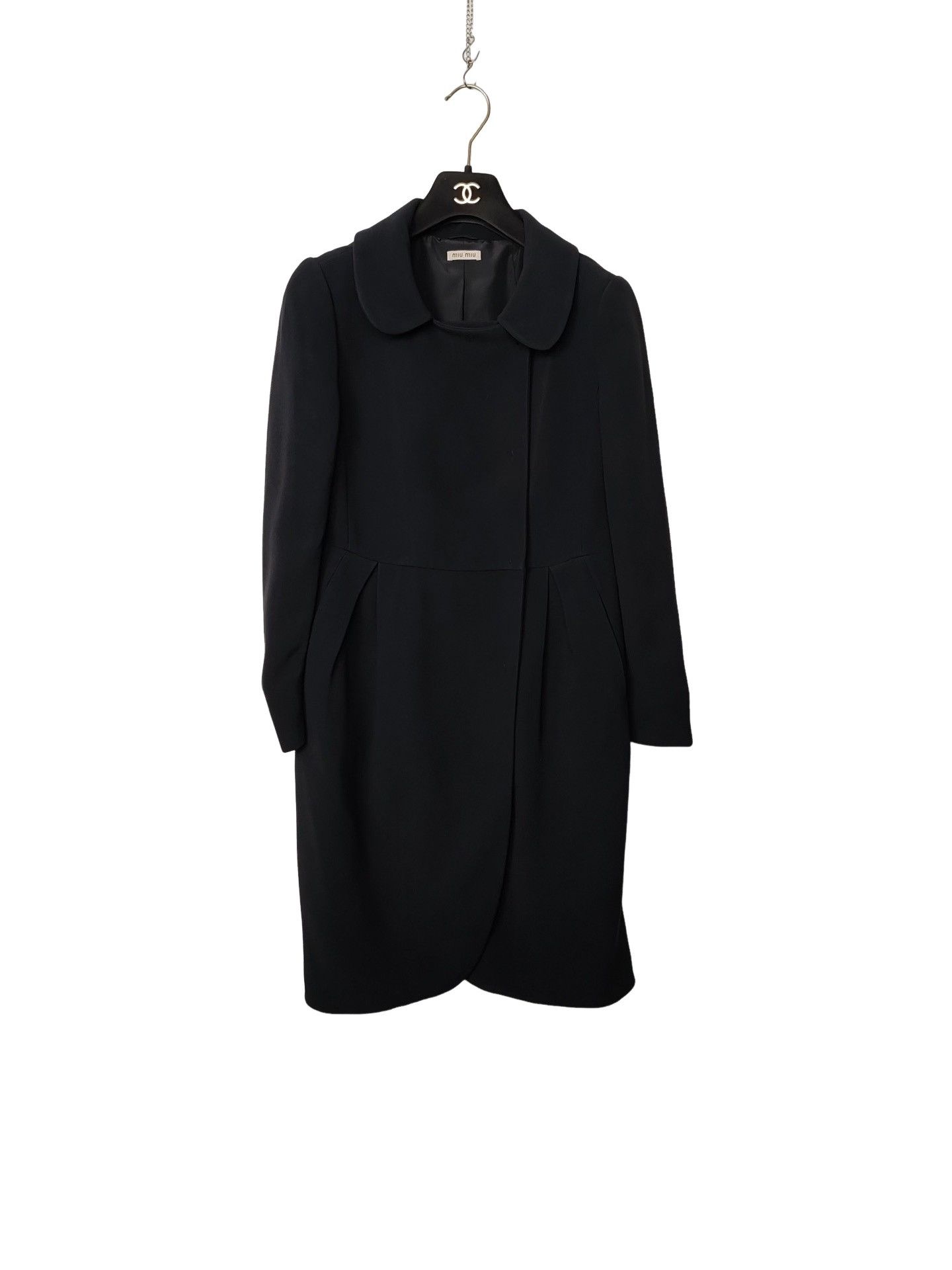 Miu Miu Miu Miu Black Coat Size 38 Size XS / US 0-2 / IT 36-38 - 1 Thumbnail