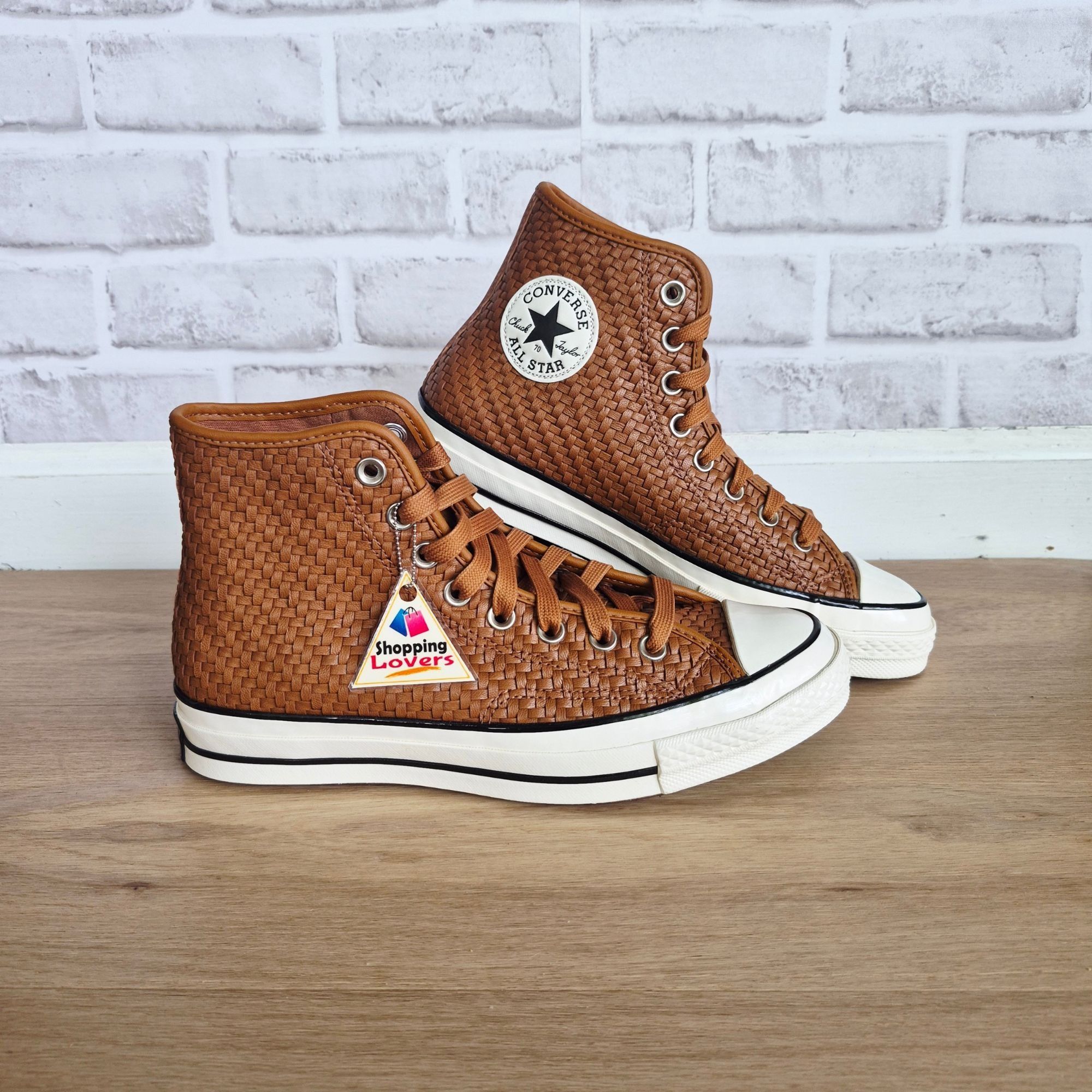Converse ⭐Converse Chuck 70 Hi Woven Leather Size 7 Men's shoes Sneak Size US 7 / EU 40 - 11 Thumbnail