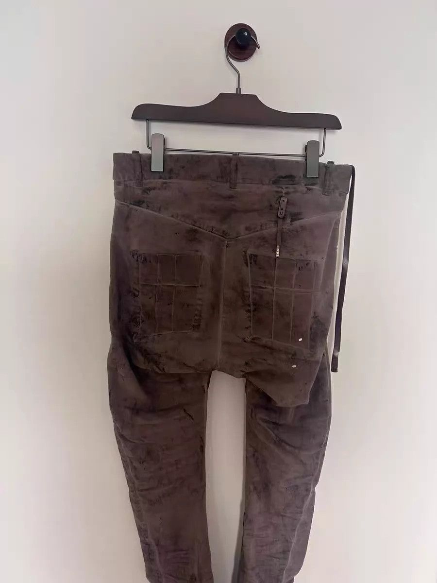 Boris Bidjan Saberi Boris Bidjan Saberi P13 TF Distressed Pants (24, 42/44cm) Size US 32 / EU 48 - 4 Thumbnail