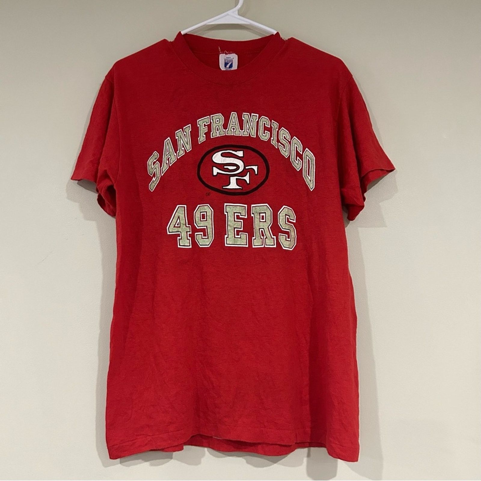Logo 7 Vintage San Francisco 49ers Football Shirt Size US L / EU 52-54 / 3 - 1 Thumbnail