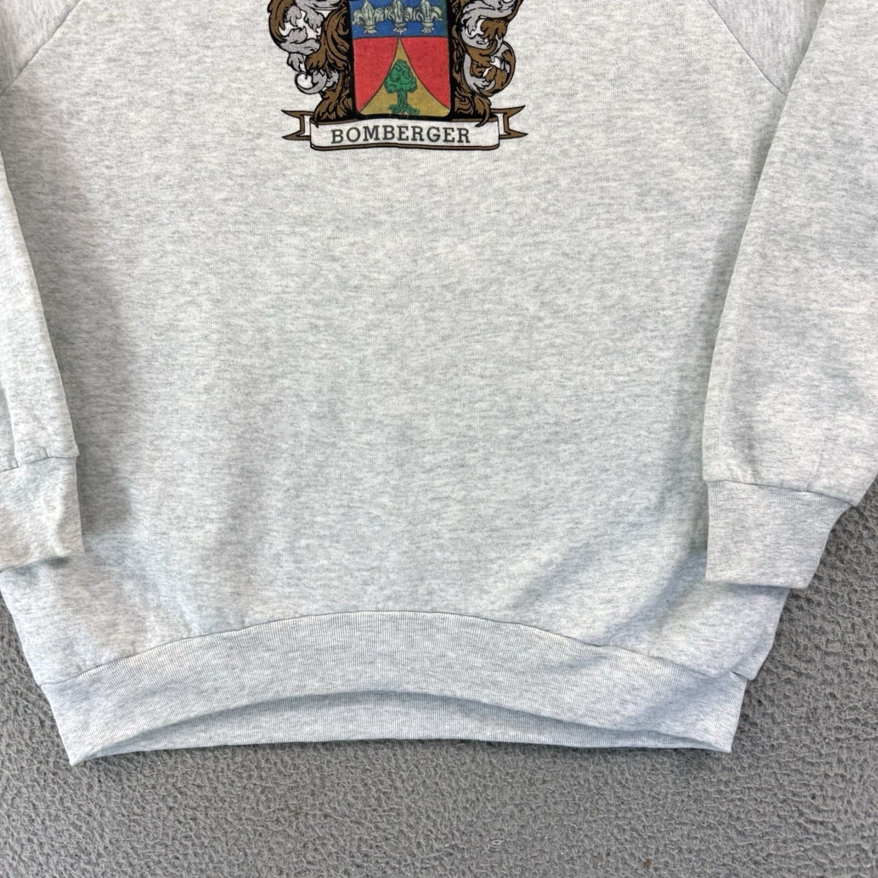 Fruit Of The Loom VINTAGE Fruit of the Loom Sweatshirt Mens XL Gray Raglan Crest 90s USA Shirt Size US XL / EU 56 / 4 - 2 Thumbnail