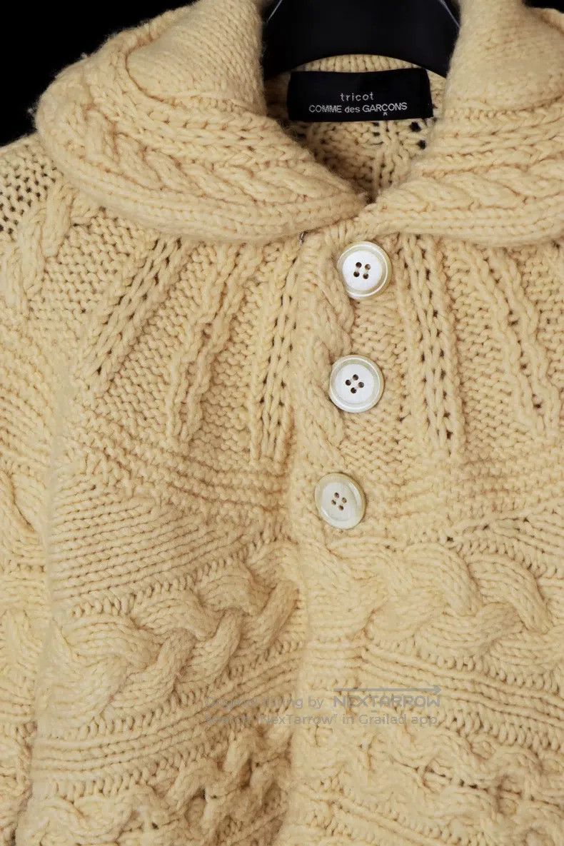 Comme des Garcons Comme Des Garcons Chunky cable-knit sweater jacket Size S / US 4 / IT 40 - 6 Thumbnail
