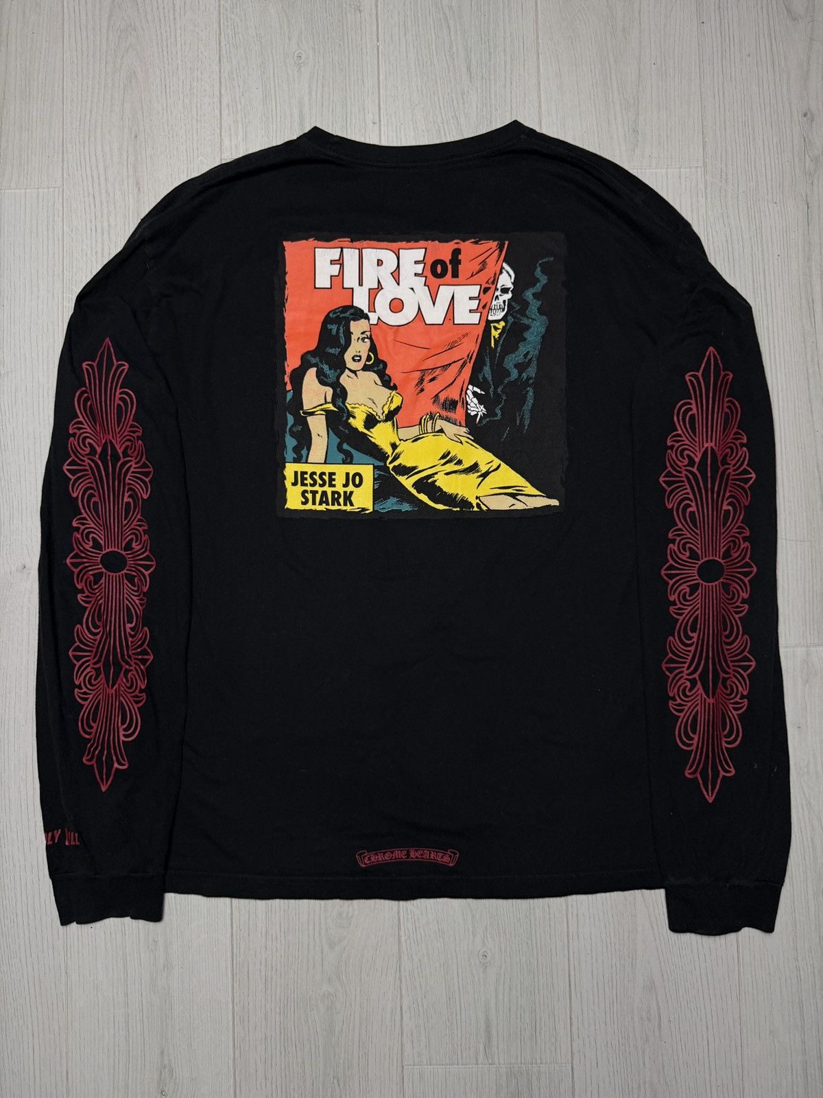 Chrome Hearts Deadly Doll Fire Of Love L/S Tee | Grailed