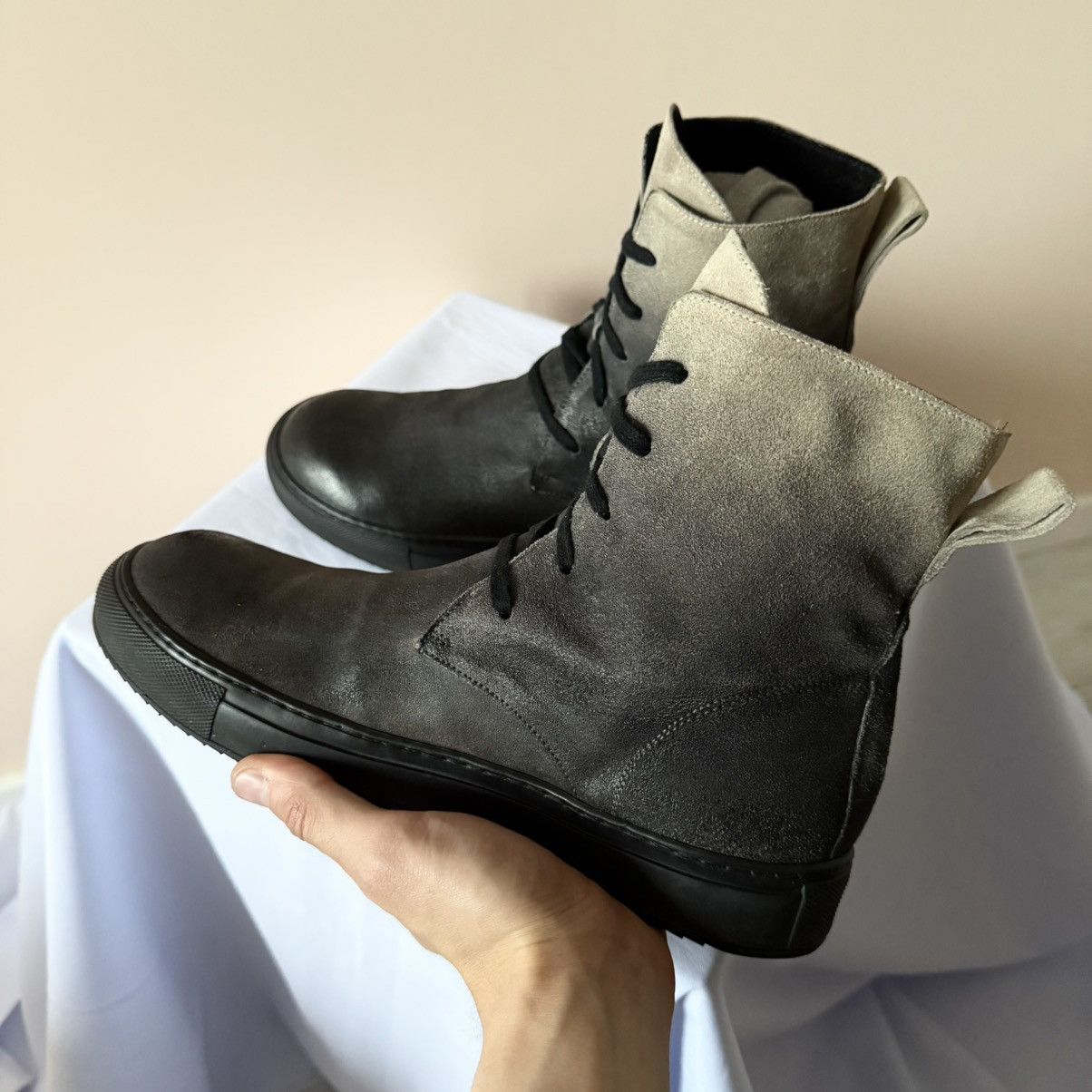 Rundholz RARE Rundholdz Avantgarde Leather Shoes Rick Owens Style Size US 9.5 / IT 39.5 - 6 Thumbnail