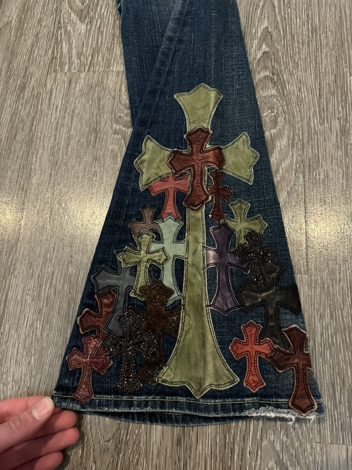 Chrome Hearts Chrome Hearts True Religion 1 of 1 Custom Cross Patch ...