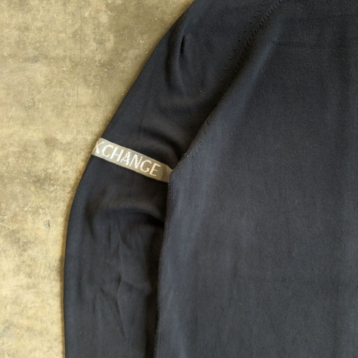 Armani Exchange Armani Exchange Logo Slevee Taped Ziphoodie Black Luxury Size US L / EU 52-54 / 3 - 15 Thumbnail