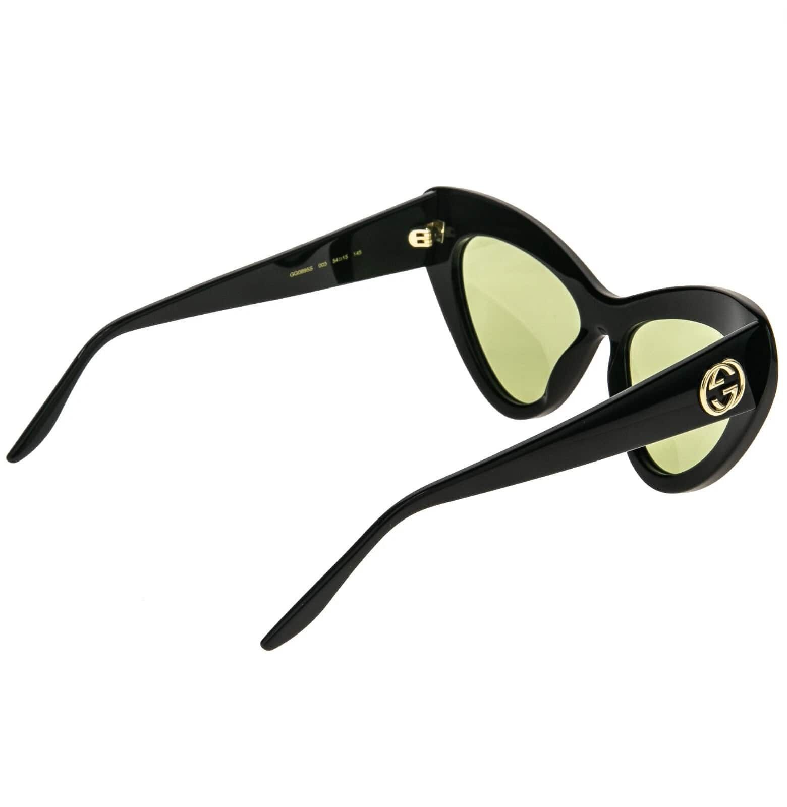 Gucci GUCCI Gg0895s 0895 Black Green Cat Eye Runway 003 Fashion Size ONE SIZE - 2 Thumbnail