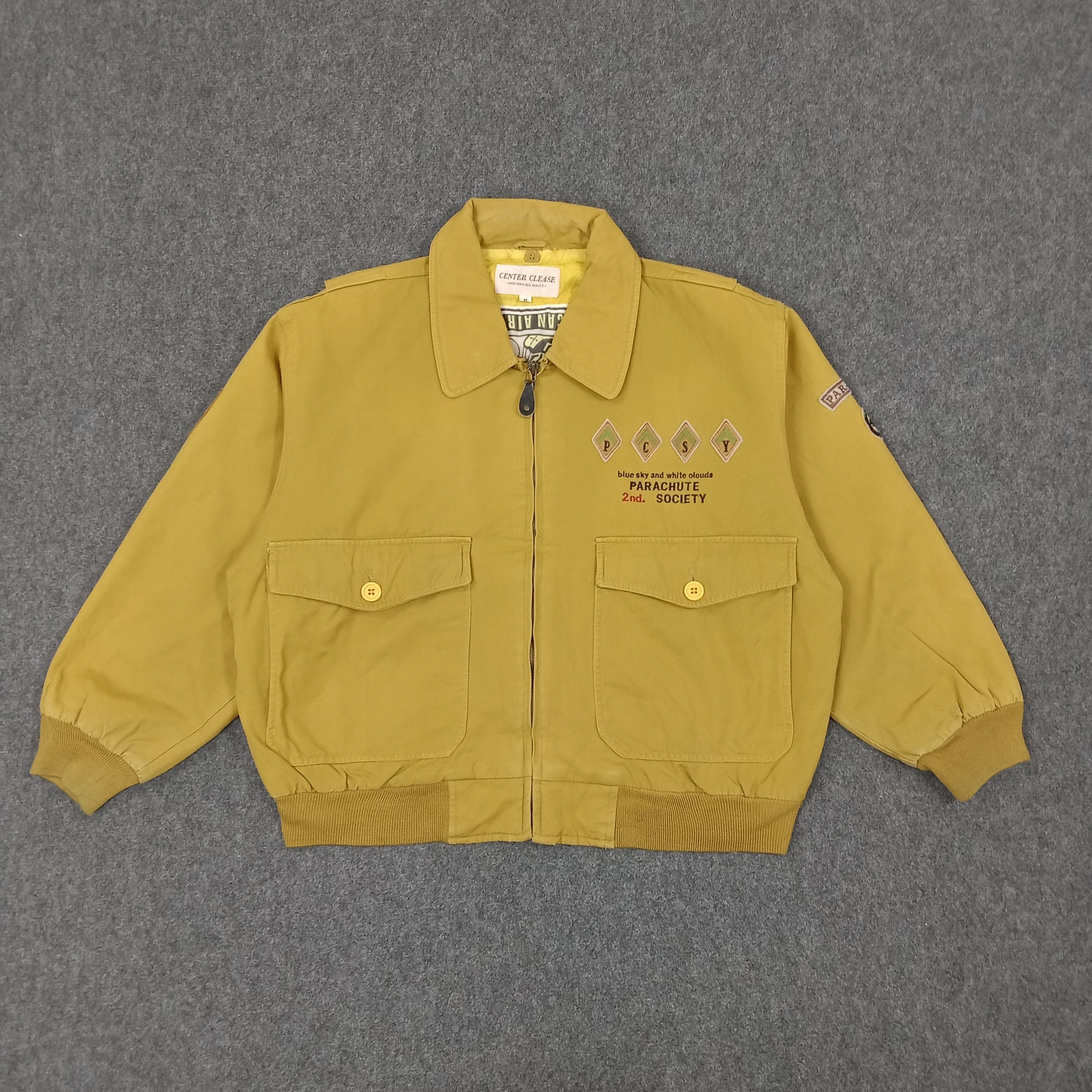 Vintage Parachute American Air Force Society Bombers Jacket Size US XL / EU 56 / 4 - 1 Thumbnail