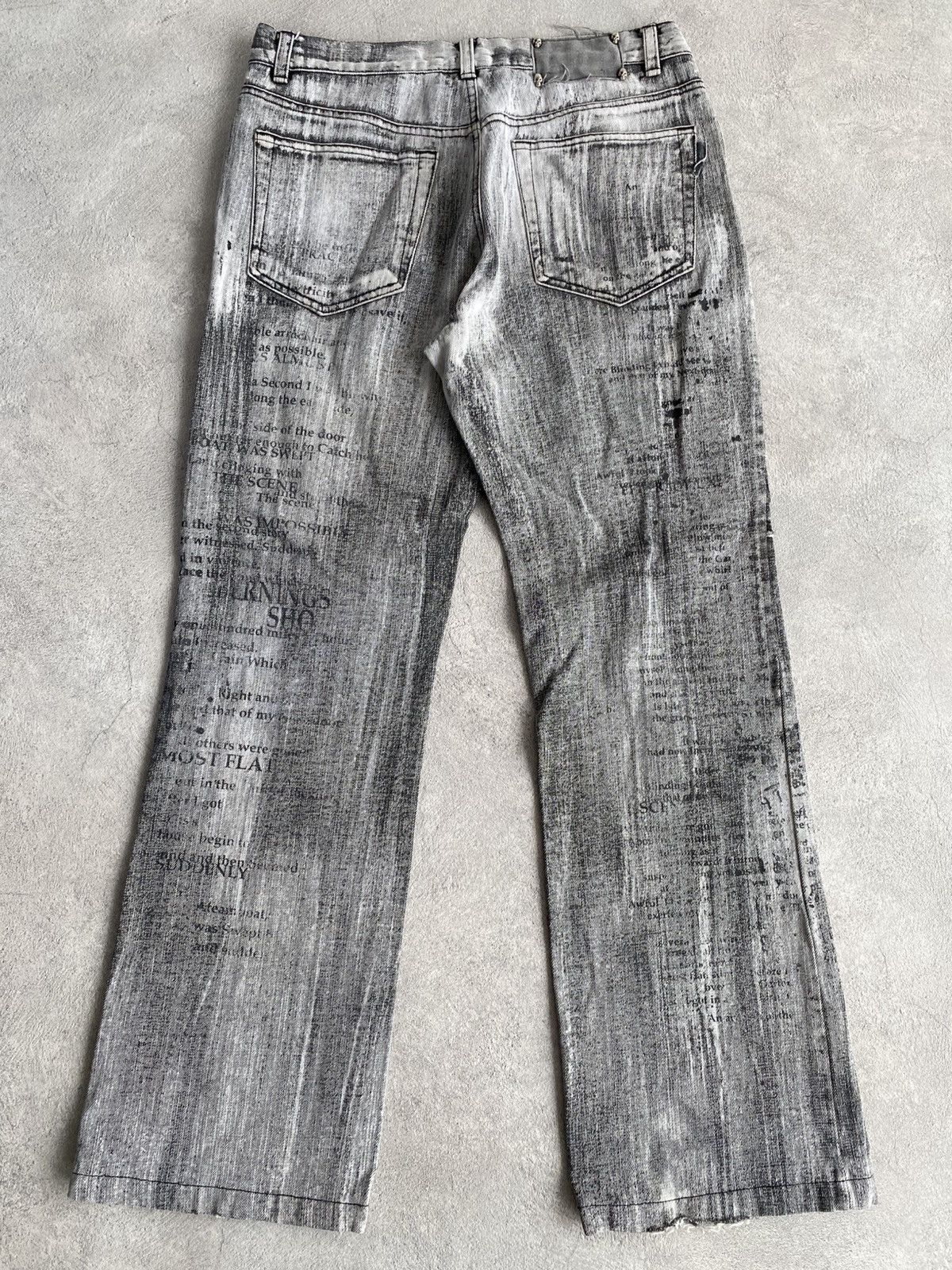 If Six Was Nine × Le Grande Bleu (L.G.B.) × Tornado Mart Berning Sho Denim Flares Size US 30 / EU 46 - 13 Thumbnail