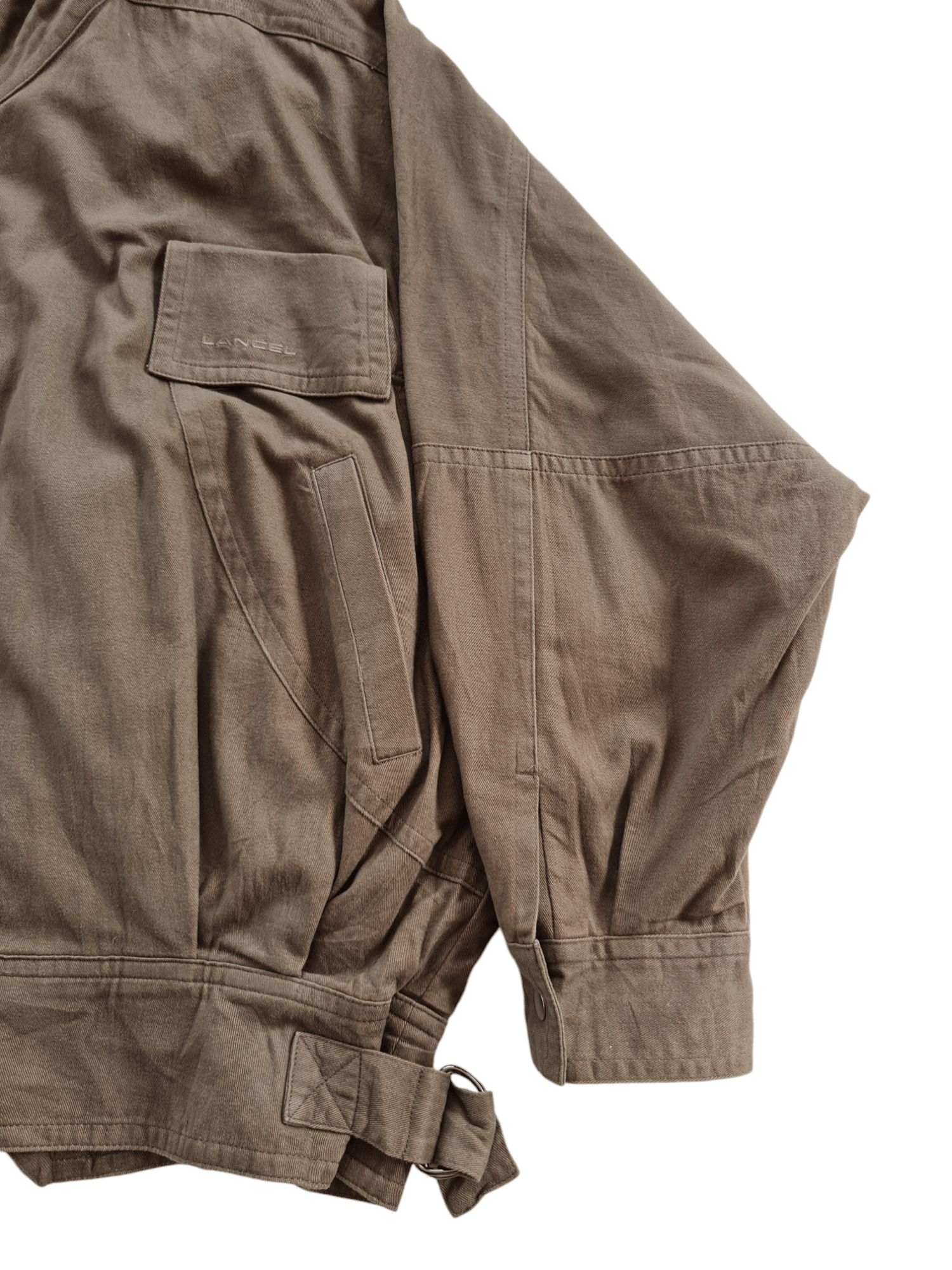 Lancel × Vintage ✅️Vintage Lancel Bomber Jacket Button Up Size US XL / EU 56 / 4 - 5 Thumbnail