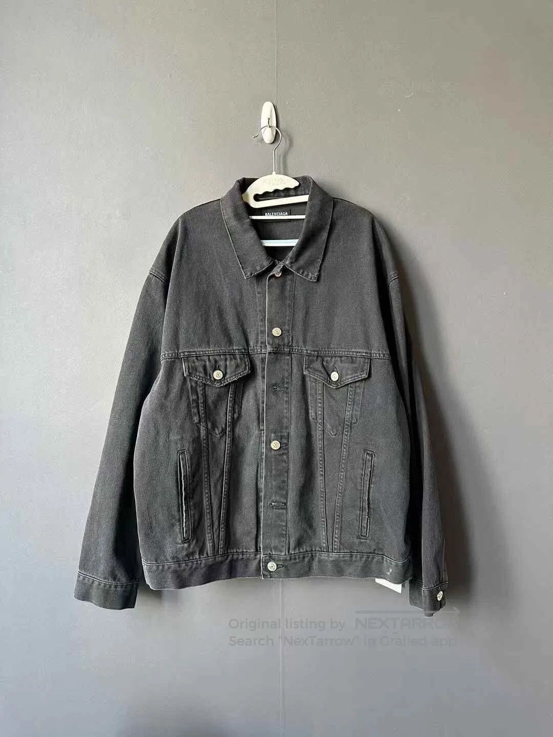 Balenciaga Balenciaga Graffiti Spray Paint Denim Jacket| Size US M / EU 48-50 / 2 - 2 Thumbnail