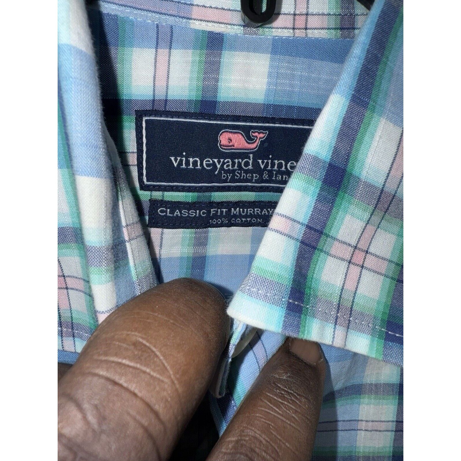 Vineyard Vines Vineyard Vines Plaid Button Down Shirt Men’s Small Blue Pink Size US S / EU 44-46 / 1 - 4 Thumbnail
