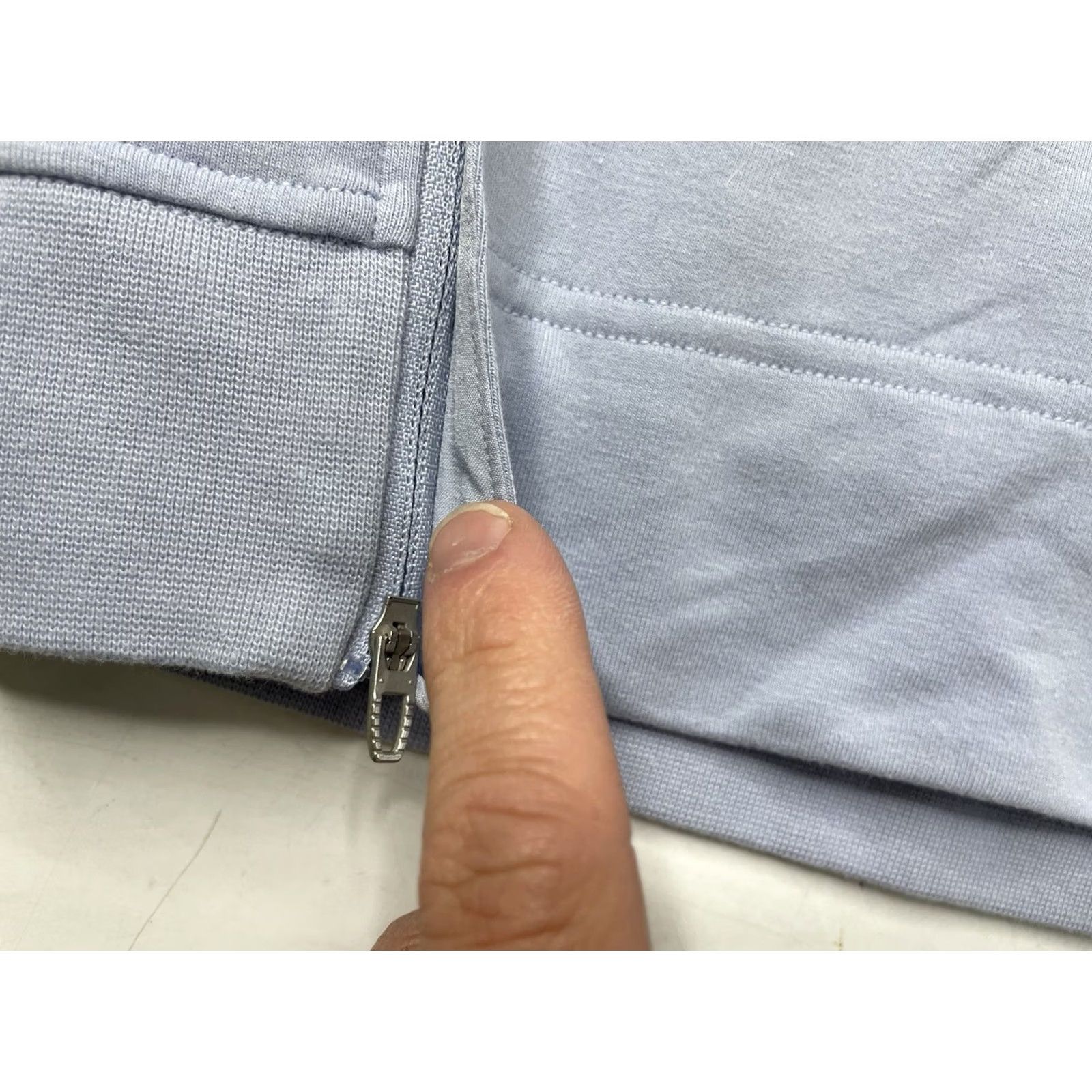 Lululemon Lululemon City Sweat Crew Blue Stretch French Terry Mens Medium Sweatshirt Size US M / EU 48-50 / 2 - 3 Thumbnail