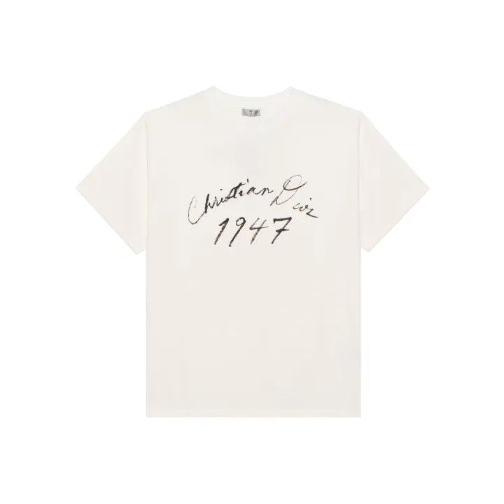 Dior Dior Letter Print Relaxed T-Shirt for Men 0079 Size US L / EU 52-54 / 3 - 1 Thumbnail