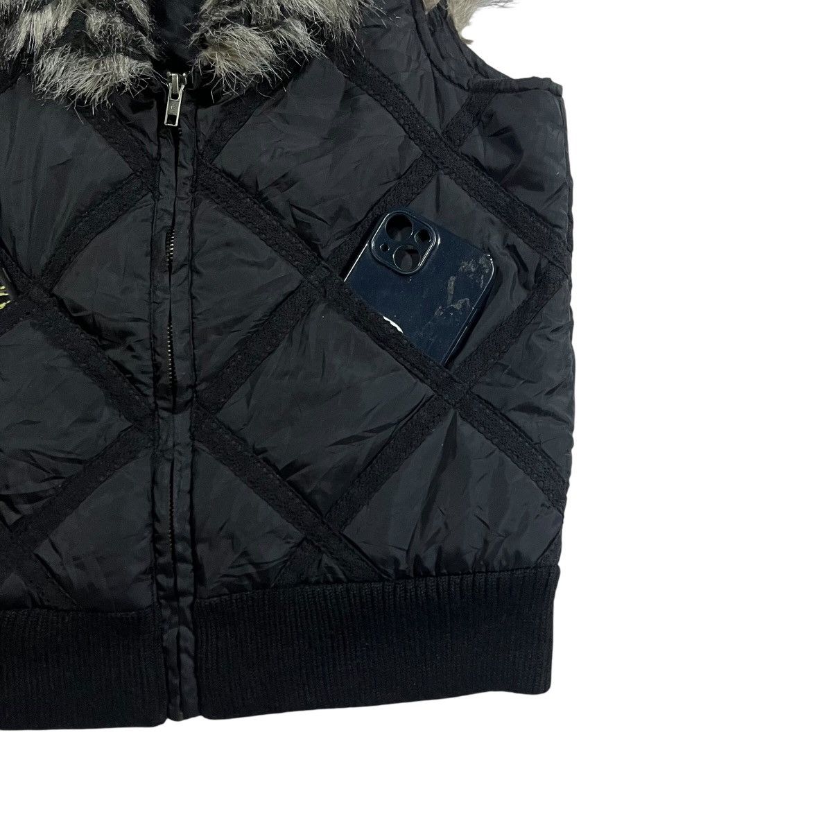 Japanese Brand Racoon Fur Puffer Vest LGB Style Size US M / EU 48-50 / 2 - 4 Thumbnail