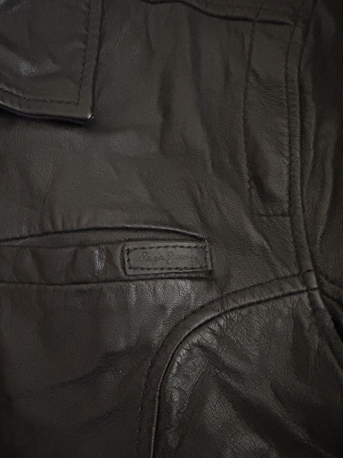 Pepe Jeans Leather Jacket Pepe Jeans London vintage new massa Size S / US 4 / IT 40 - 4 Thumbnail