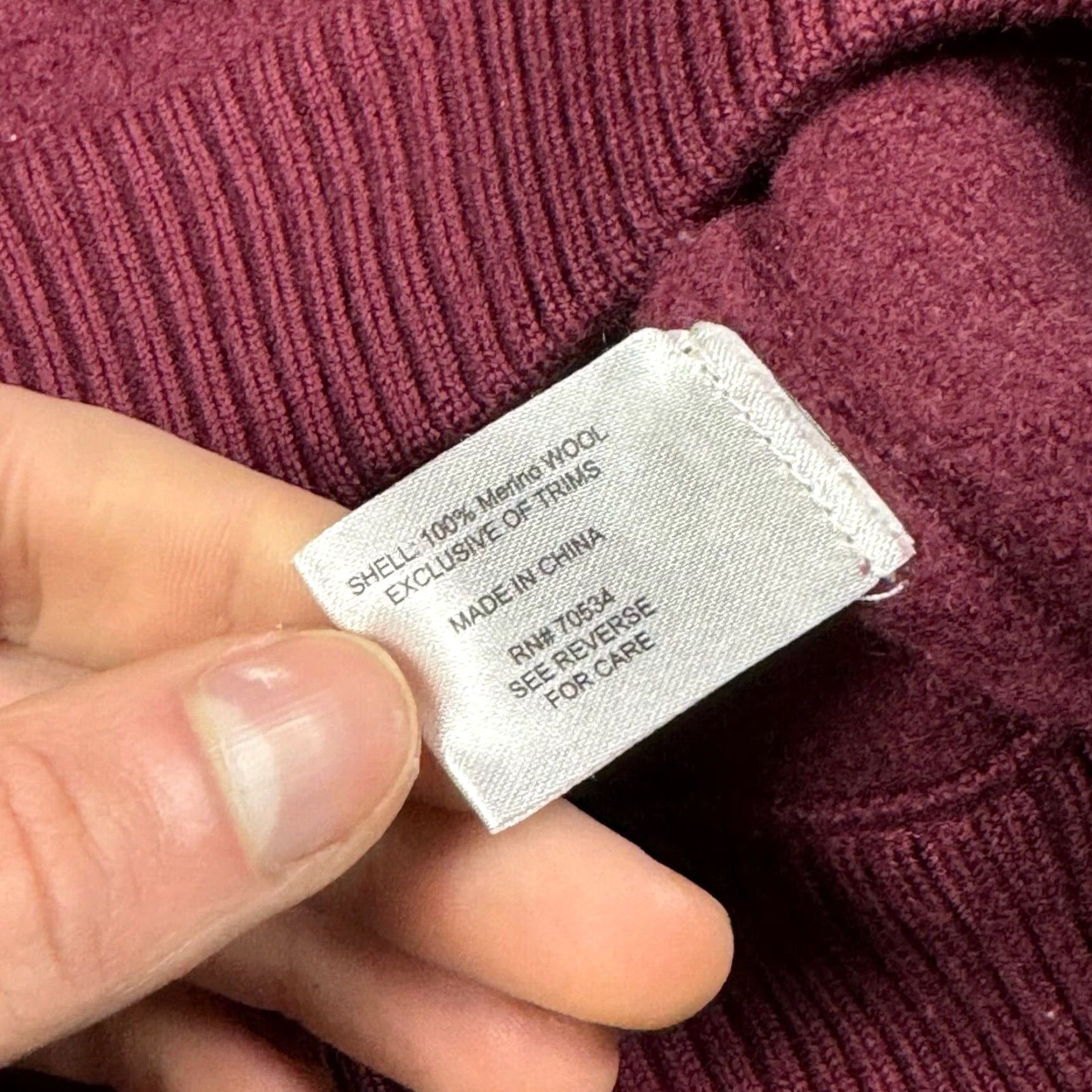 Orvis VINTAGE Orvis Merino Wool Sweater Men's Size M Long Sleeve Knit Pullover Casual Fall Winter Red Size US M / EU 48-50 / 2 - 5 Thumbnail