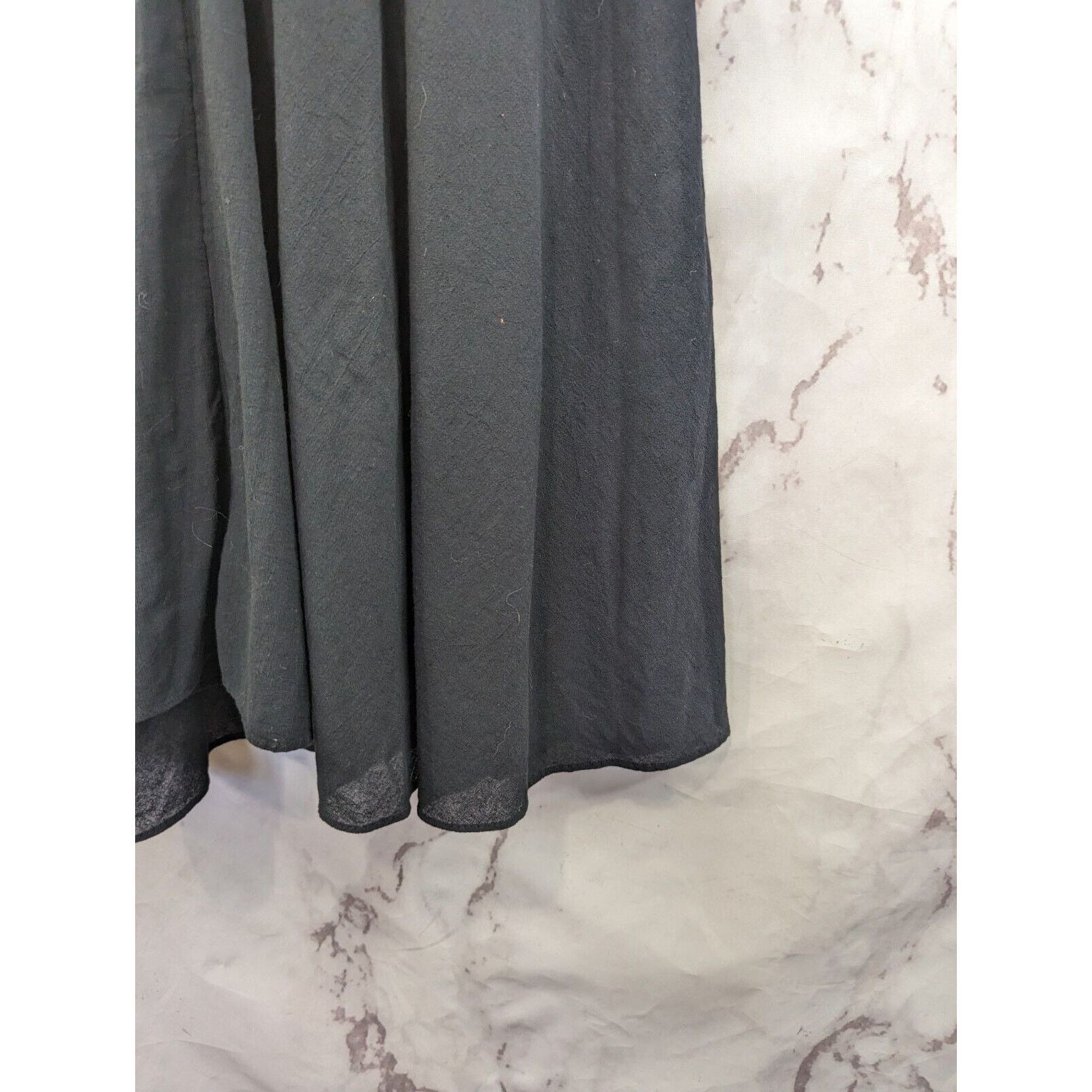 & Other Stories & Other Stories Dress Womens 2 XS Black Crepe Flowy Size XS / US 0-2 / IT 36-38 - 5 Thumbnail