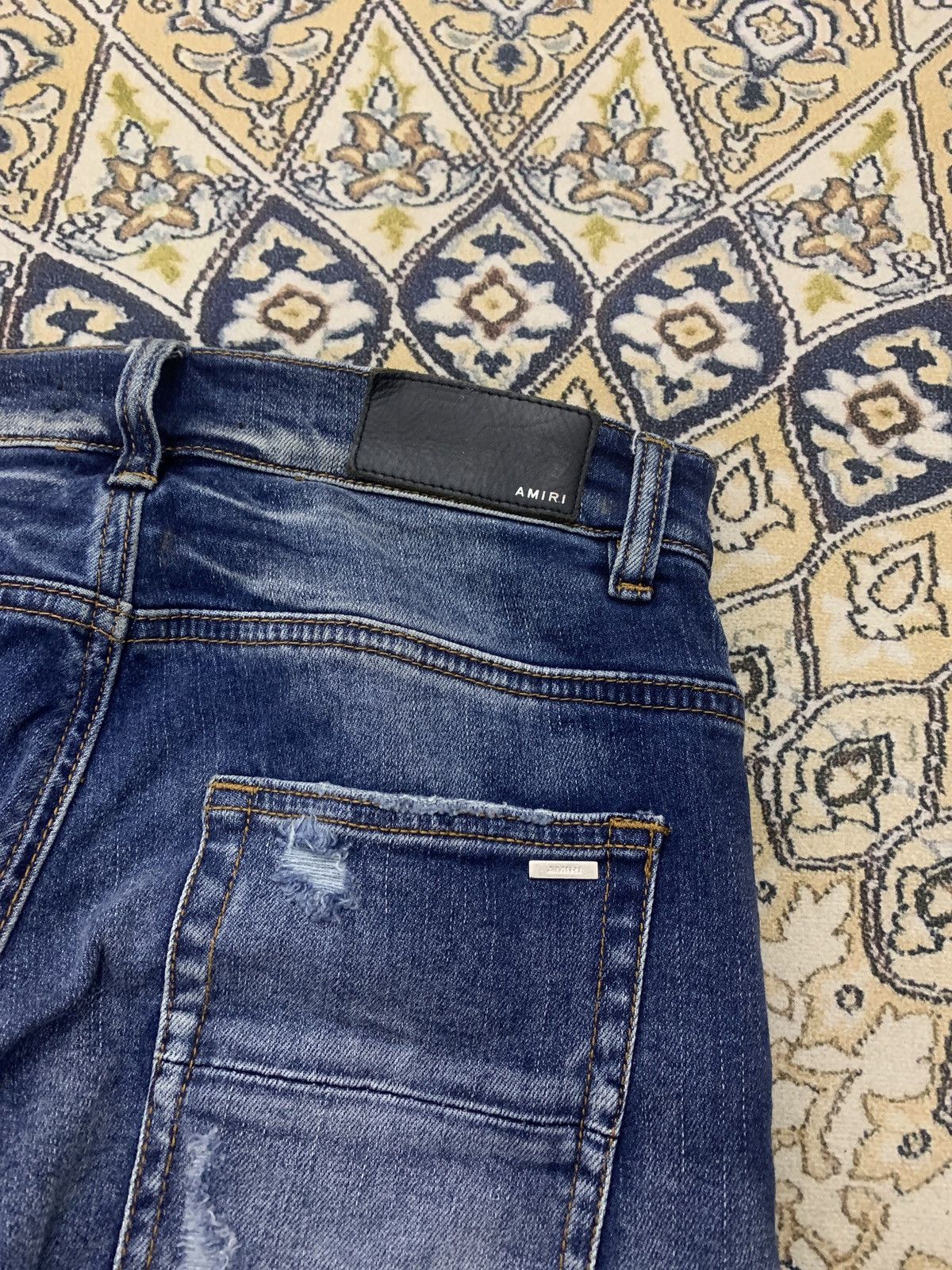 Amiri Amiri mx1 ripped skinny denim pants Size US 30 / EU 46 - 9 Thumbnail