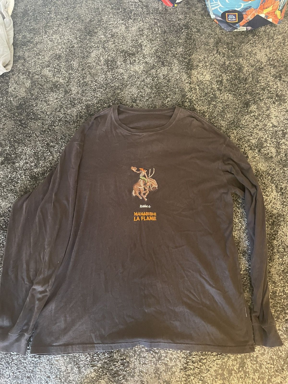 Maharishi × Travis Scott Maharishi x La Flame Long sleeve T XXL Size US XXL / EU 58 / 5 - 1 Thumbnail