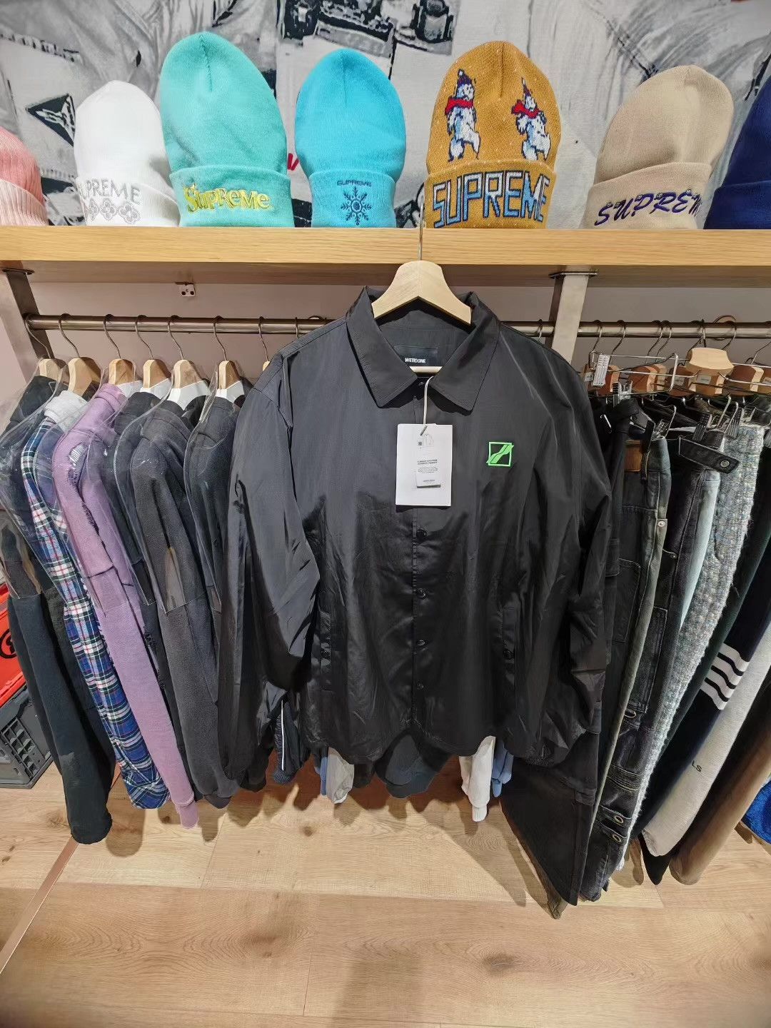 WE11DONE We11done Back Logo Jacket Coat Q15 Size US M / EU 48-50 / 2 - 1 Thumbnail
