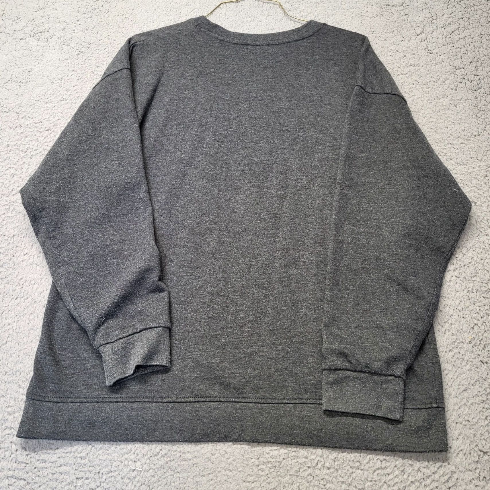 Highland 2000 VINTAGE Highland Outfitters Sweatshirt Mens 2XL Gray Fleece Long Sleeve Warm Stretch Shirt Mens Gray 2XL Outdoor Activewear Autumn Winter Size US XXL / EU 58 / 5 - 4 Thumbnail