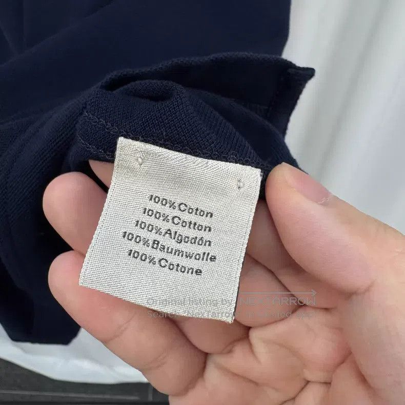 Hermes Hermes size 3XL Deep blue short-sleeve with white collar ed Size US XXL / EU 58 / 5 - 6 Thumbnail