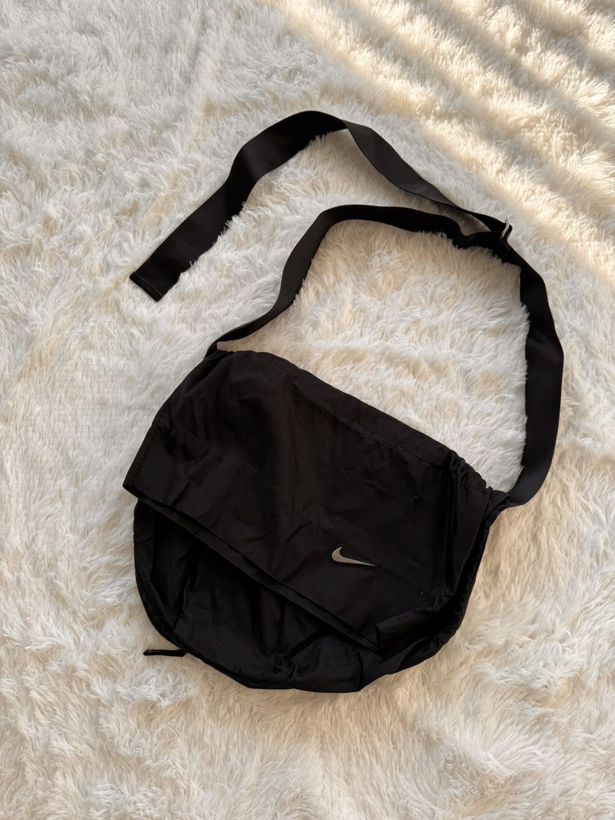 Nike × Vintage NIKE VINTAGE BASIC METAL SWOOSH CASUAL BAG 00s 90s 