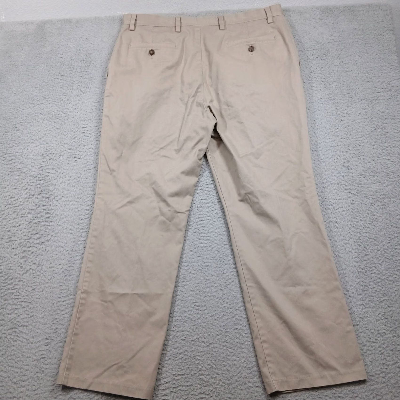 Dockers Dockers D3 Classic Fit Chino Pants Mens 36x30 Khaki Cotton Blend Size US 36 / EU 52 - 3 Thumbnail