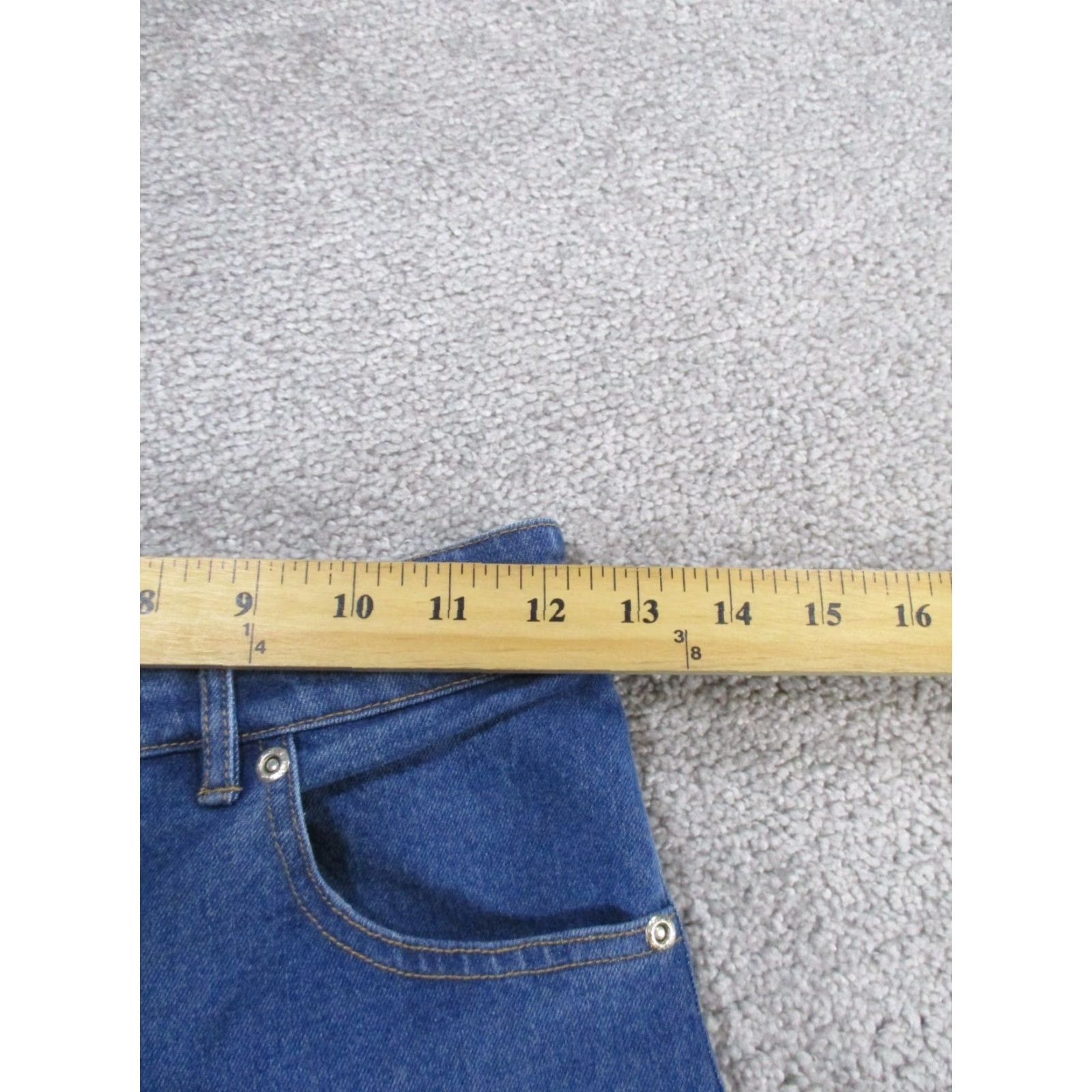 Denime VINTAGE Rae Feather Women's Jeans Wide Leg High Rise S Medium Wash Denim Casual Size 28" / US 6 / IT 42 - 7 Thumbnail