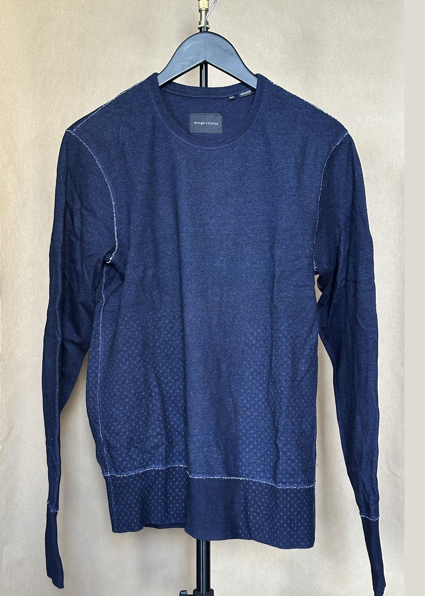 Wings + Horns Wings + Horns Blue Sweatshirt (SS15) Size US M / EU 48-50 / 2 - 1 Thumbnail