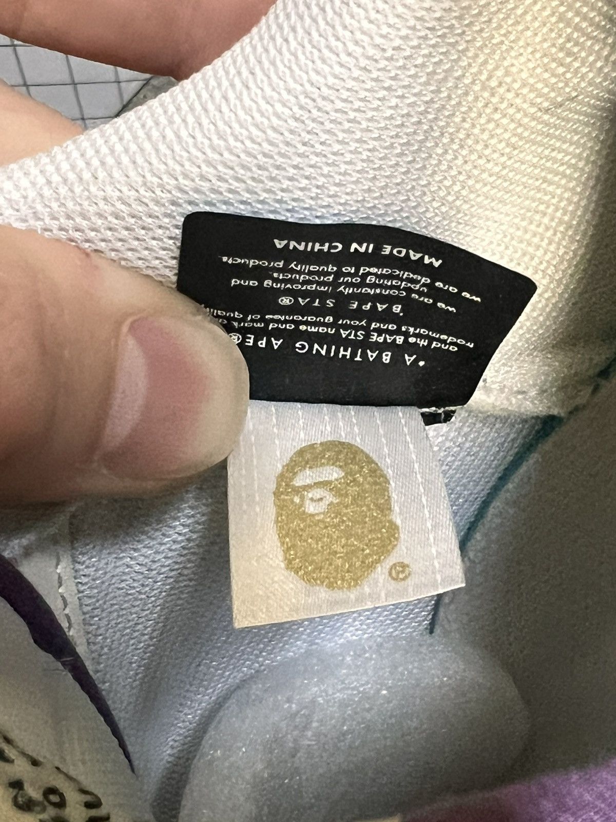 Bape Bape 20th Anniversary Purple/White Bapesta Size US 8.5 / EU 41-42 - 7 Thumbnail