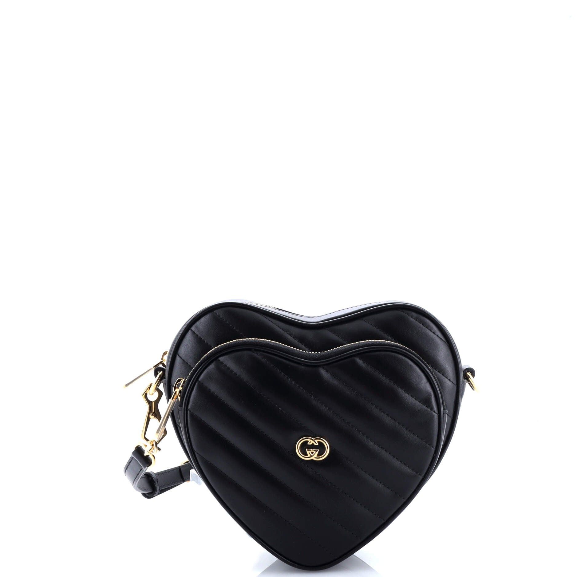 Gucci Interlocking G Heart Shoulder Bag Size ONE SIZE - 1 Thumbnail