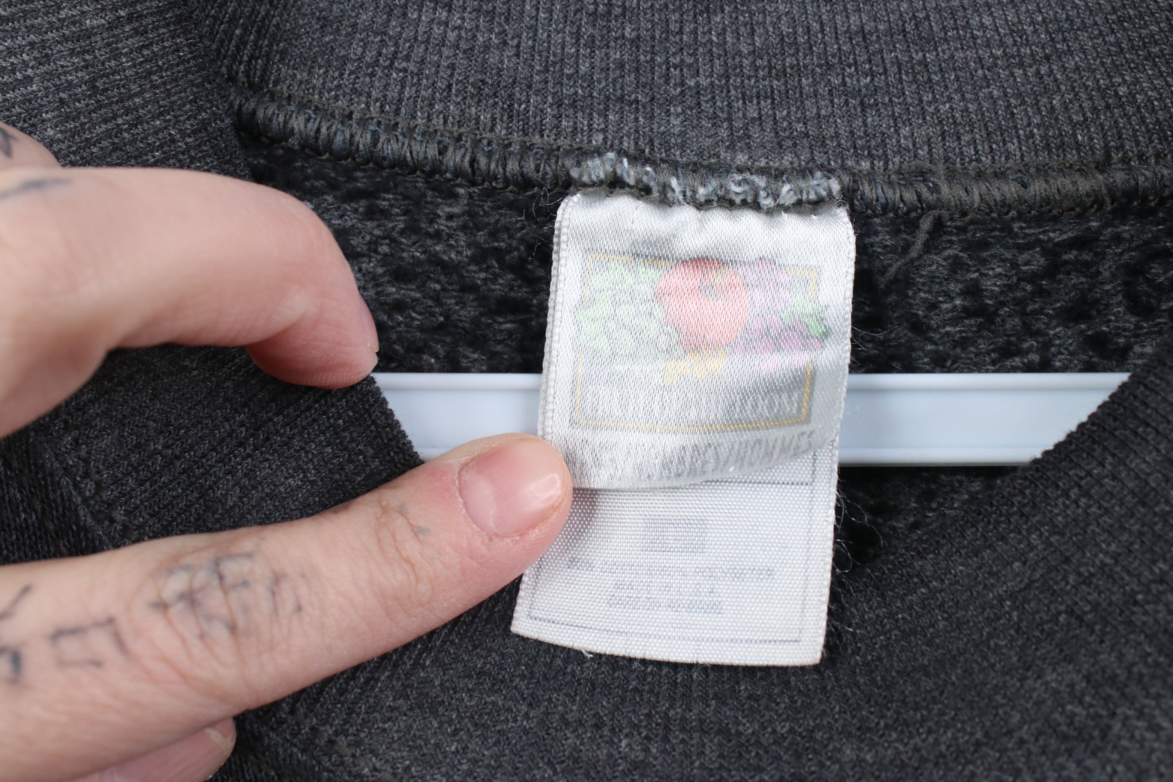 Vintage Vintage 90s Streetwear Blank Raglan Crewneck Sweatshirt Gray Size US L / EU 52-54 / 3 - 6 Thumbnail