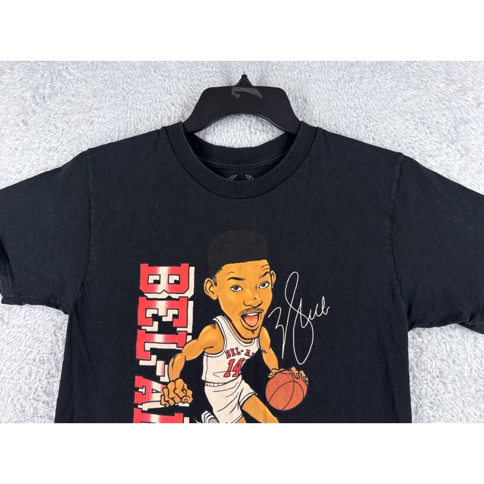 Prince VINTAGE Bel Air Athletics T-Shirt Men Small Black Logo 90s Y2K Fresh Prince Shirt Mens Cotton Jersey Short Sleeve Crew Neck Size US S / EU 44-46 / 1 - 4 Thumbnail