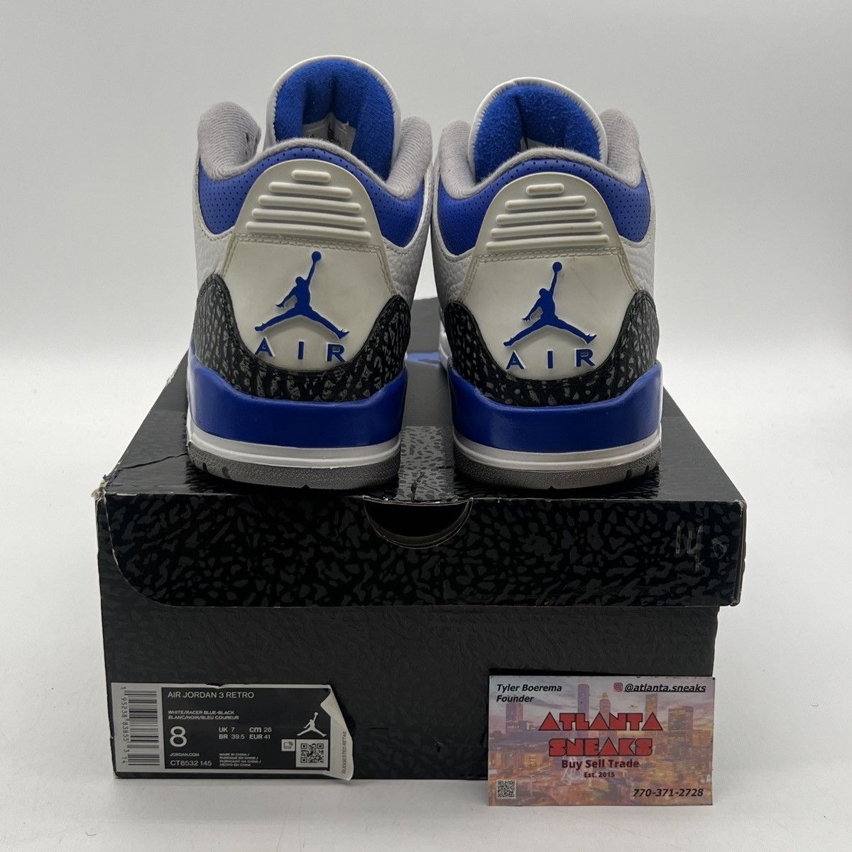 Jordan Brand Air Jordan 3 racer blue Size US 8 / EU 41 - 3 Thumbnail