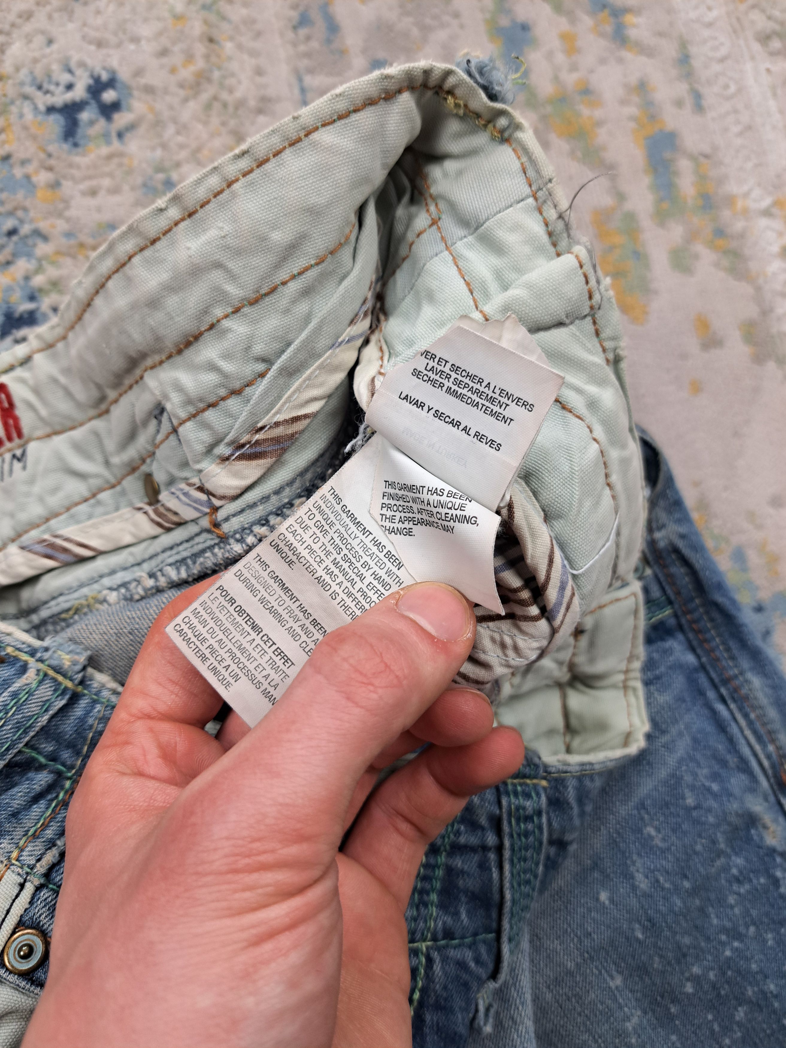 Tommy Hilfiger y2k Tommy Hilfiger Wide Leg Low Rise Japanese Style Denim Size US 31 - 11 Thumbnail
