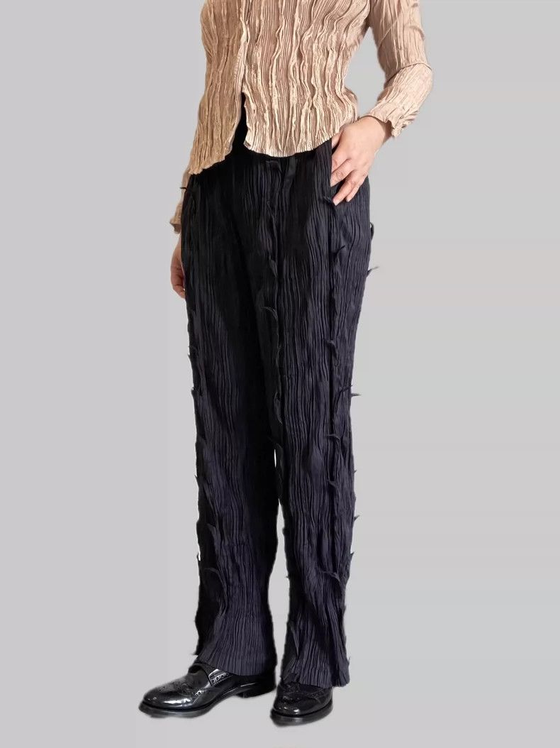 Issey Miyake Issey Miyake size:2 Deep purple smoking dinosaur whisker t Size 22" - 2 Thumbnail