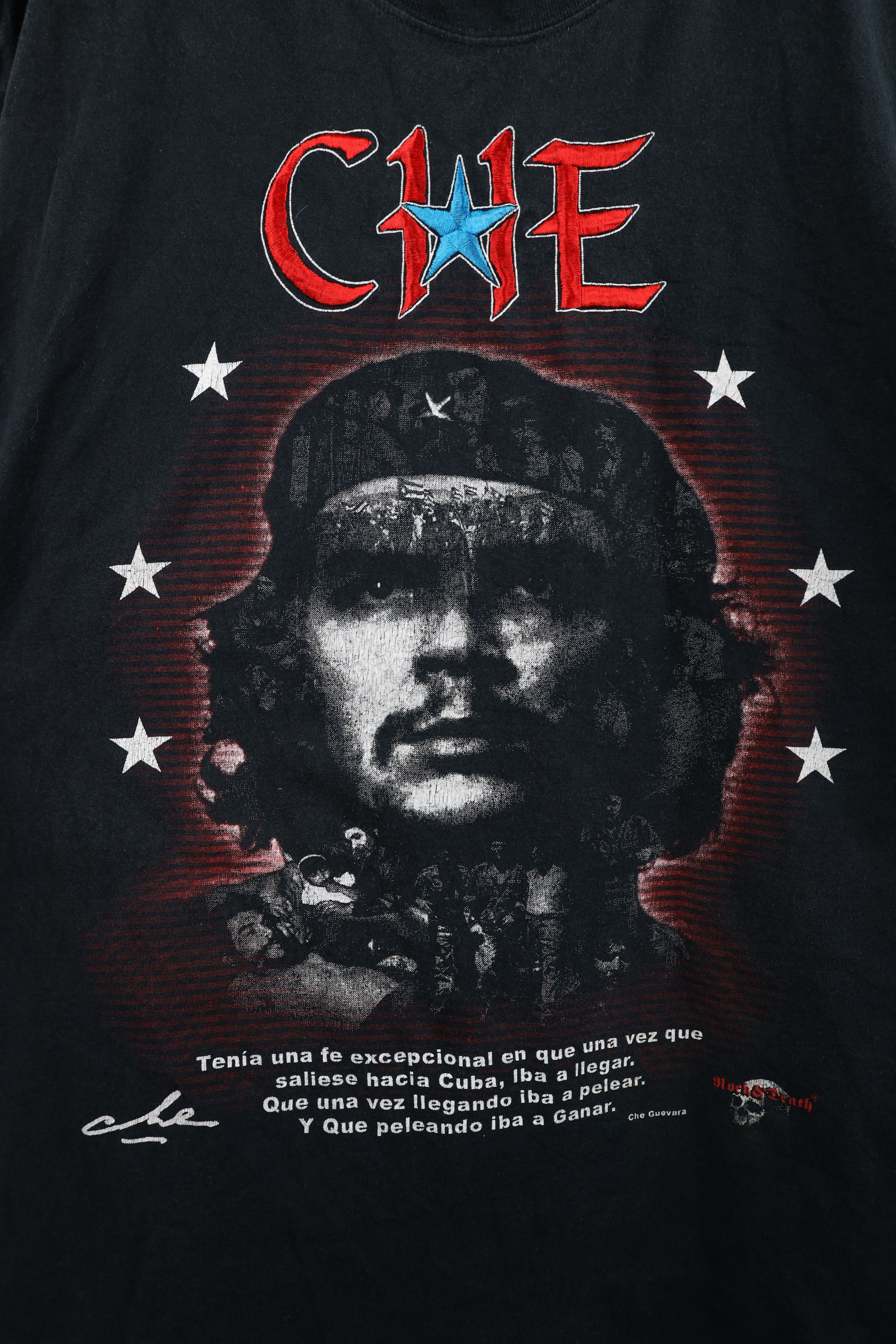 Vintage Vintage Y2K Spell Out Che Guevara Short Sleeve T-Shirt Black Size US XXL / EU 58 / 5 - 4 Thumbnail
