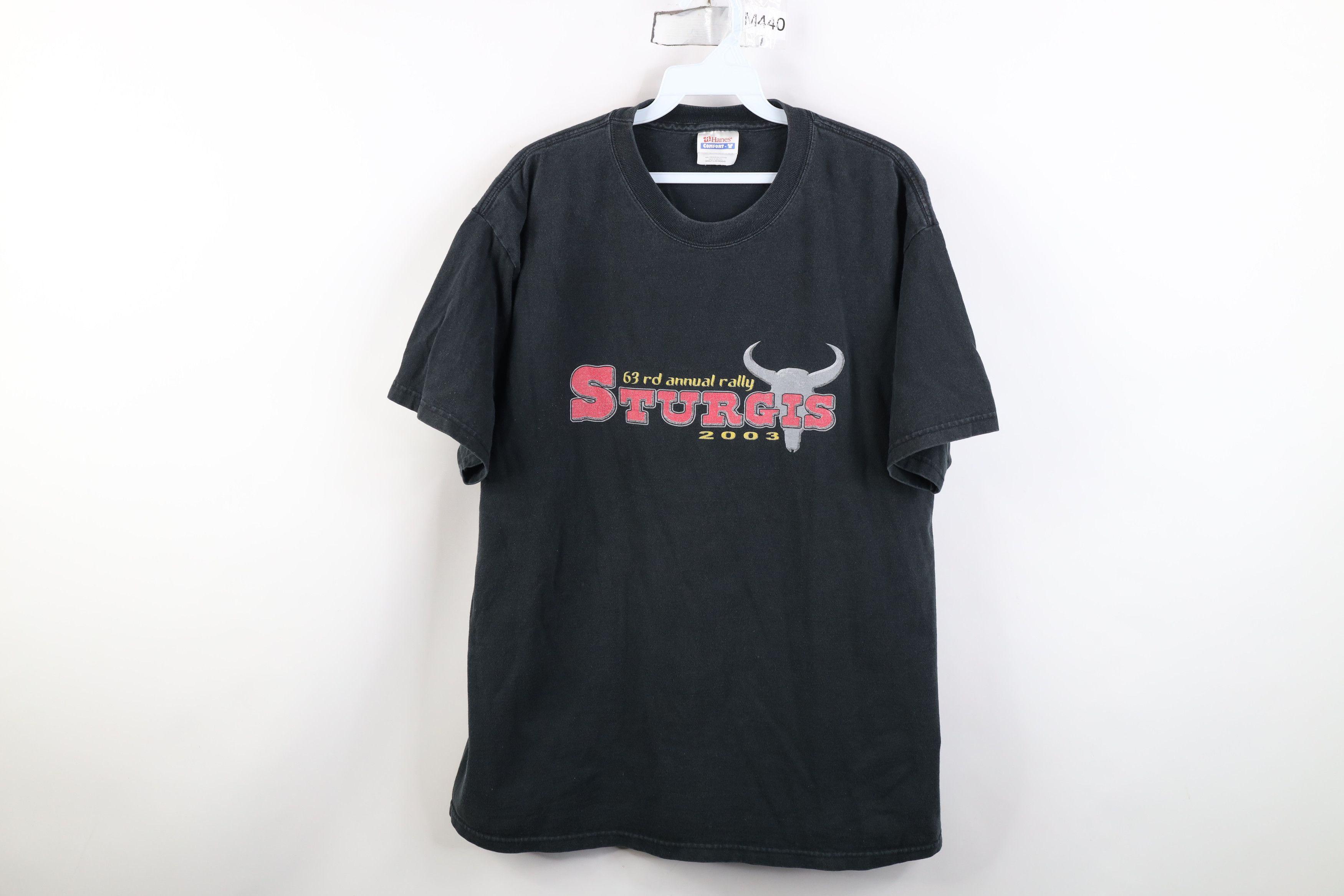 Vintage Vintage Y2K 2003 Sturgis Black Hills Motorcycle T-Shirt Size US L / EU 52-54 / 3 - 1 Thumbnail