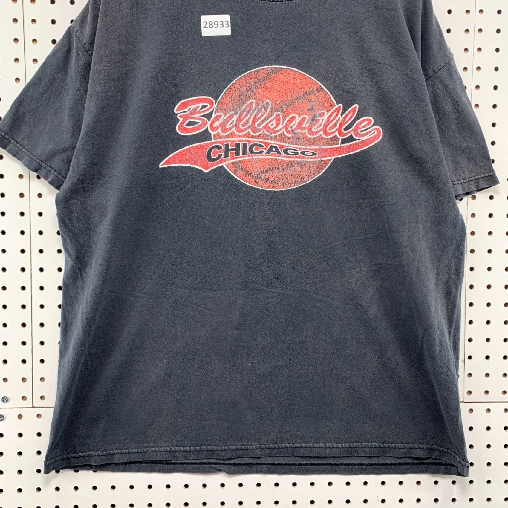 Vintage VINTAGE Chicago Bulls Bullsville Shirt Mens XL Black 90s Sports Short Sleeve Crew Neck Cotton T-Shirt Mens XL Bulls Basketball Size US XL / EU 56 / 4 - 6 Thumbnail