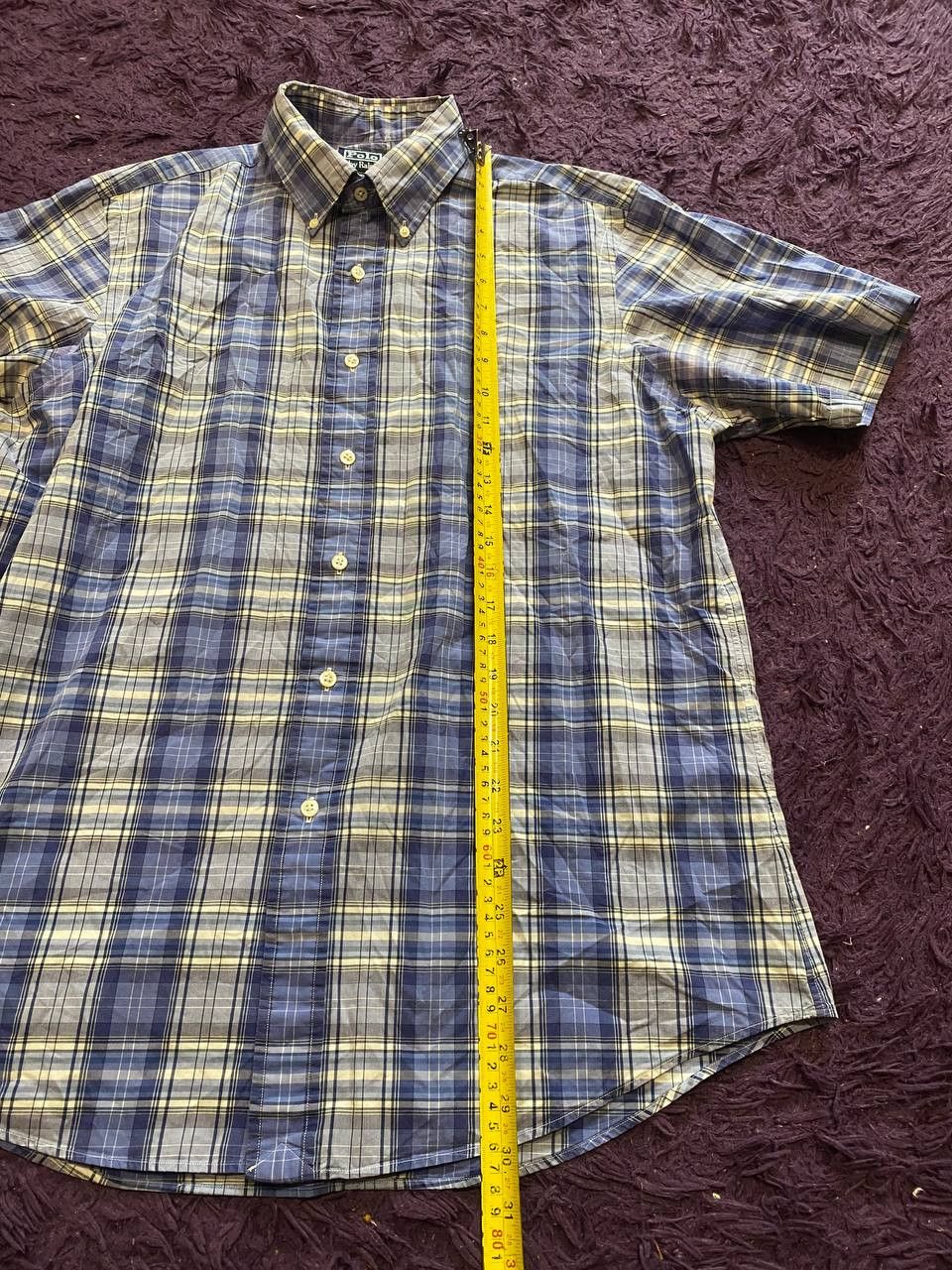 Polo Ralph Lauren POLO RALPH LAUREN Checked Shirt Regular Fit SHORT SLEEVE Size US L / EU 52-54 / 3 - 5 Thumbnail