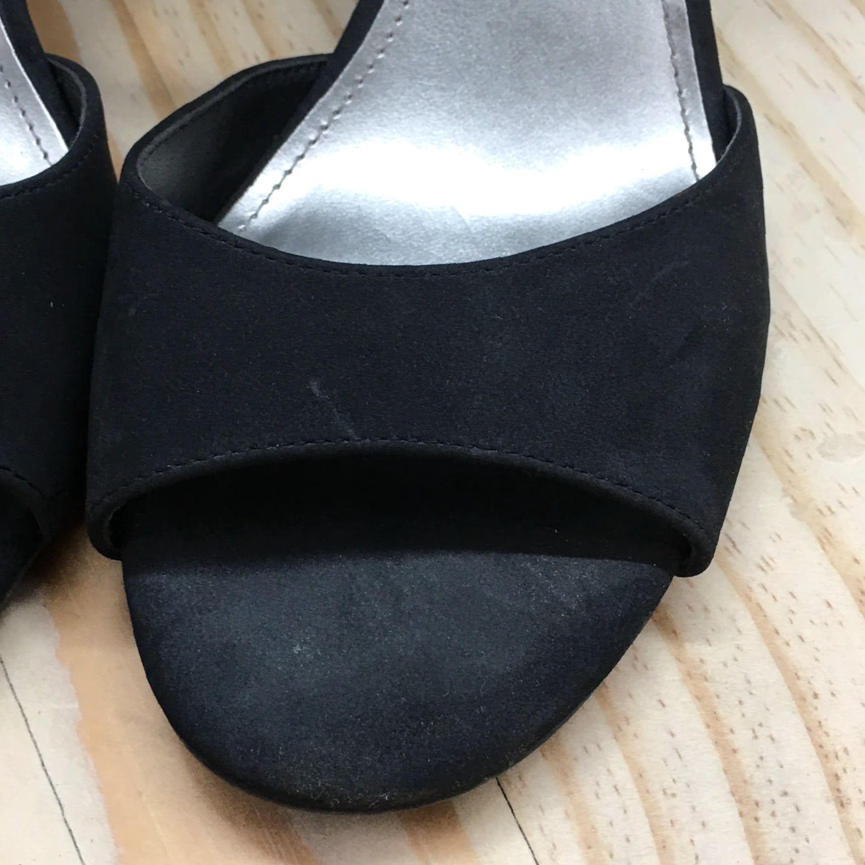 Worthington Worthington Sandals Ischia Womens 10 M Black Casual Open Toe Ankle Strap Block Heel Size US 10 / IT 40 - 6 Thumbnail