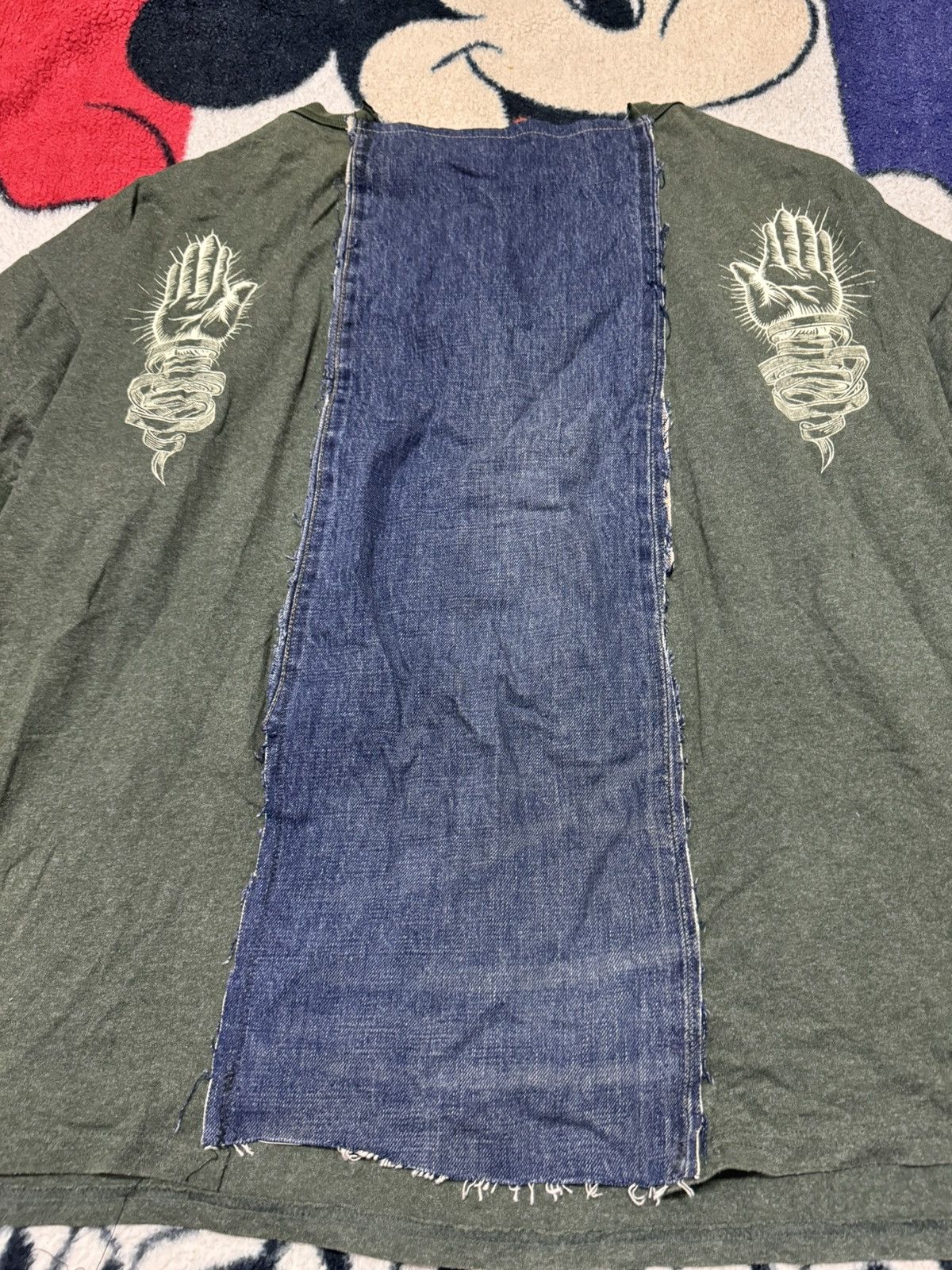 CUSTOM SELVEDGE JEANS RINGER TSHIRT