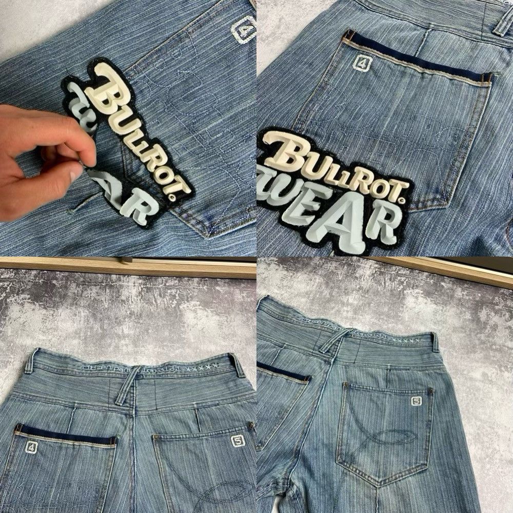 RARE Bullrot Wear Skaters Distressed Vintage Y2K Baggy Jeans