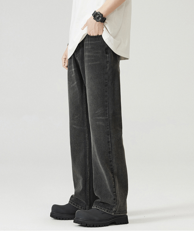 Japanese Brand × Jean American grey washed flared baggy jeans Size US 32 / EU 48 - 4 Thumbnail