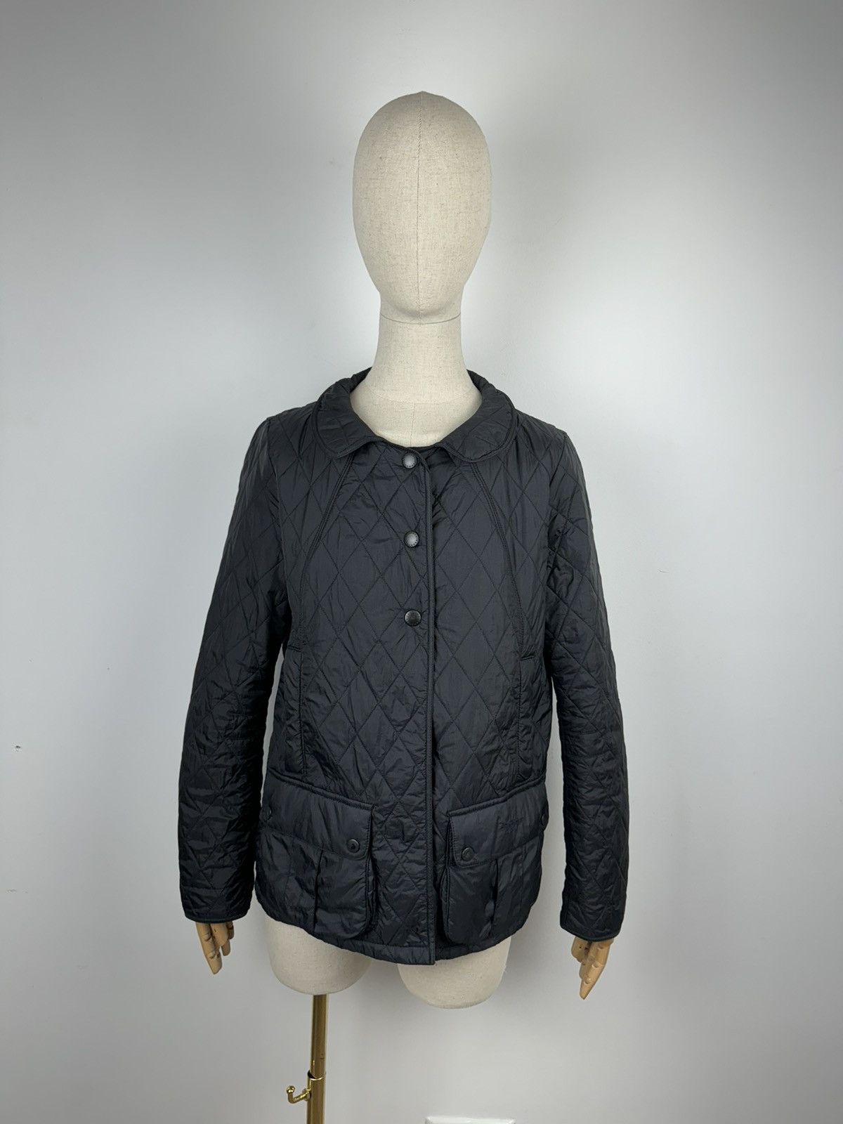 Barbour Women’s Vintage Barbour Sarah Quilted Jacket size 12 Size XL / US 12-14 / IT 48-50 - 1 Thumbnail