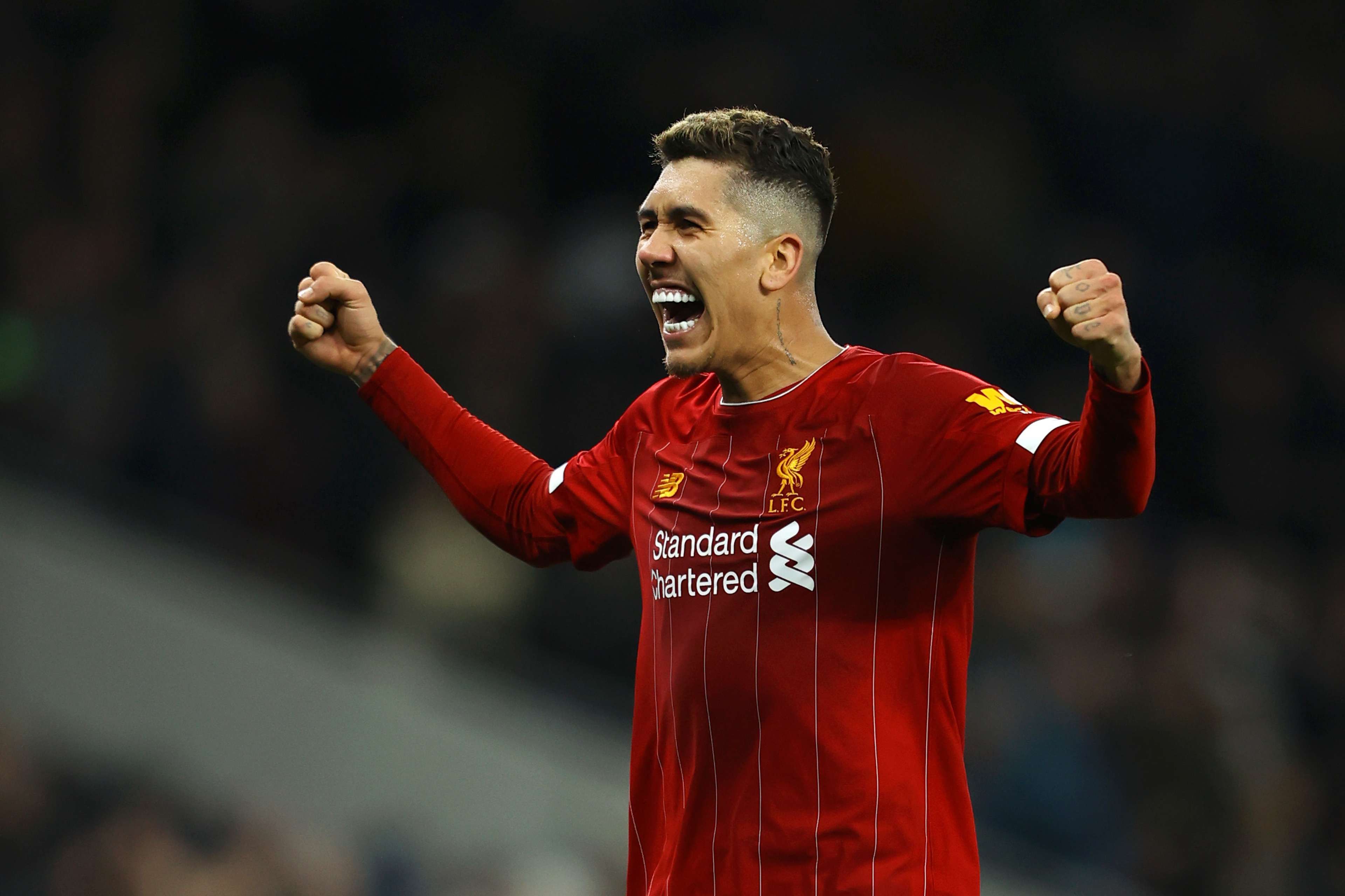 New Balance Liverpool Home 2019-20 Player Issue Firmino #9 Soccer Jersey Size US L / EU 52-54 / 3 - 14 Thumbnail