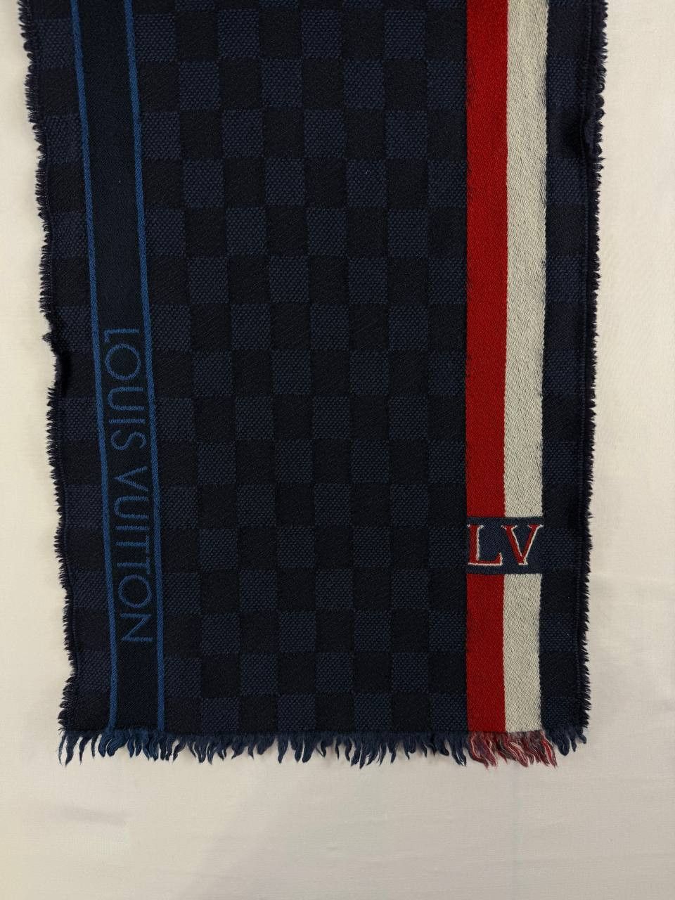 Louis Vuitton Louis Vuitton Echarpe Messenger Damier Wool Scarf M70338 Size ONE SIZE - 4 Thumbnail