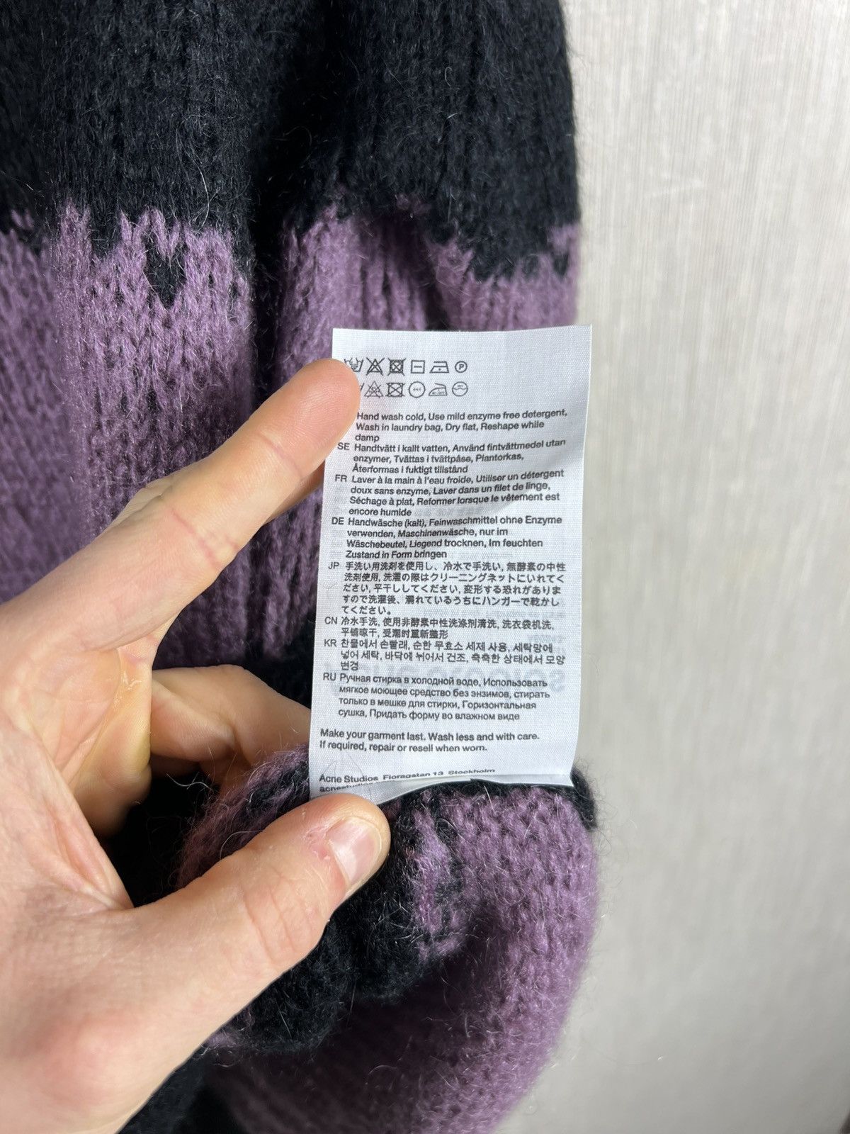 Acne Studios Acne Studios distressed open knit sweter striped Kurt Cobain Size US M / EU 48-50 / 2 - 13 Thumbnail